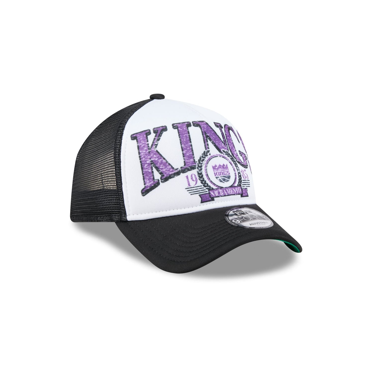 Sacramento Kings Distressed 9FORTY A-Frame Trucker Hat