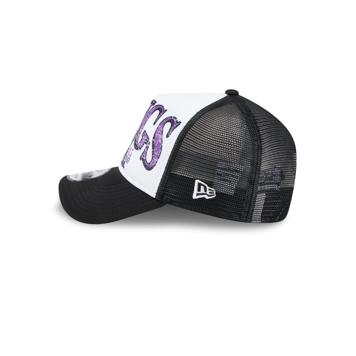 Sacramento Kings Distressed 9FORTY A-Frame Trucker Hat