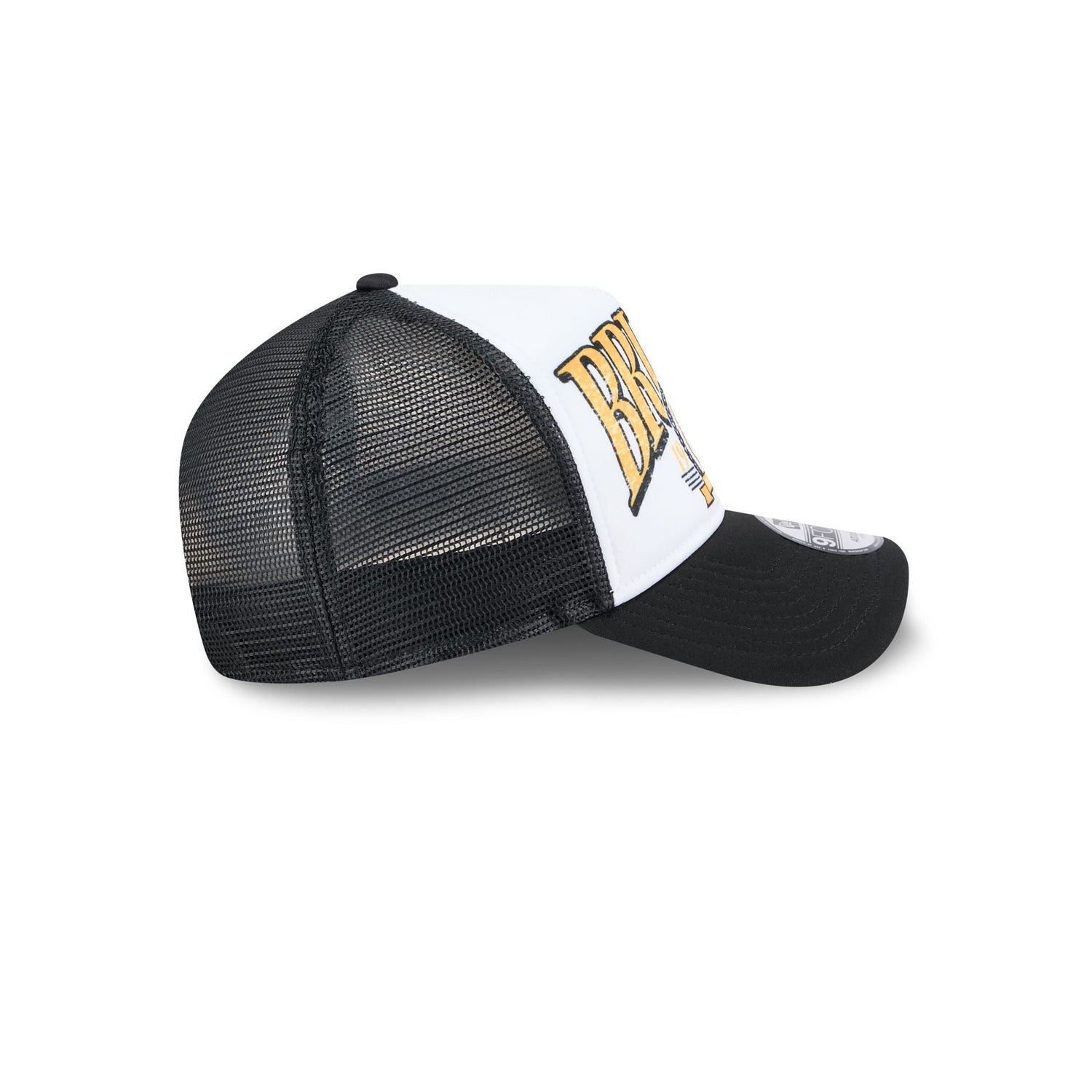 Boston Bruins Distressed 9FORTY A-Frame Trucker Hat