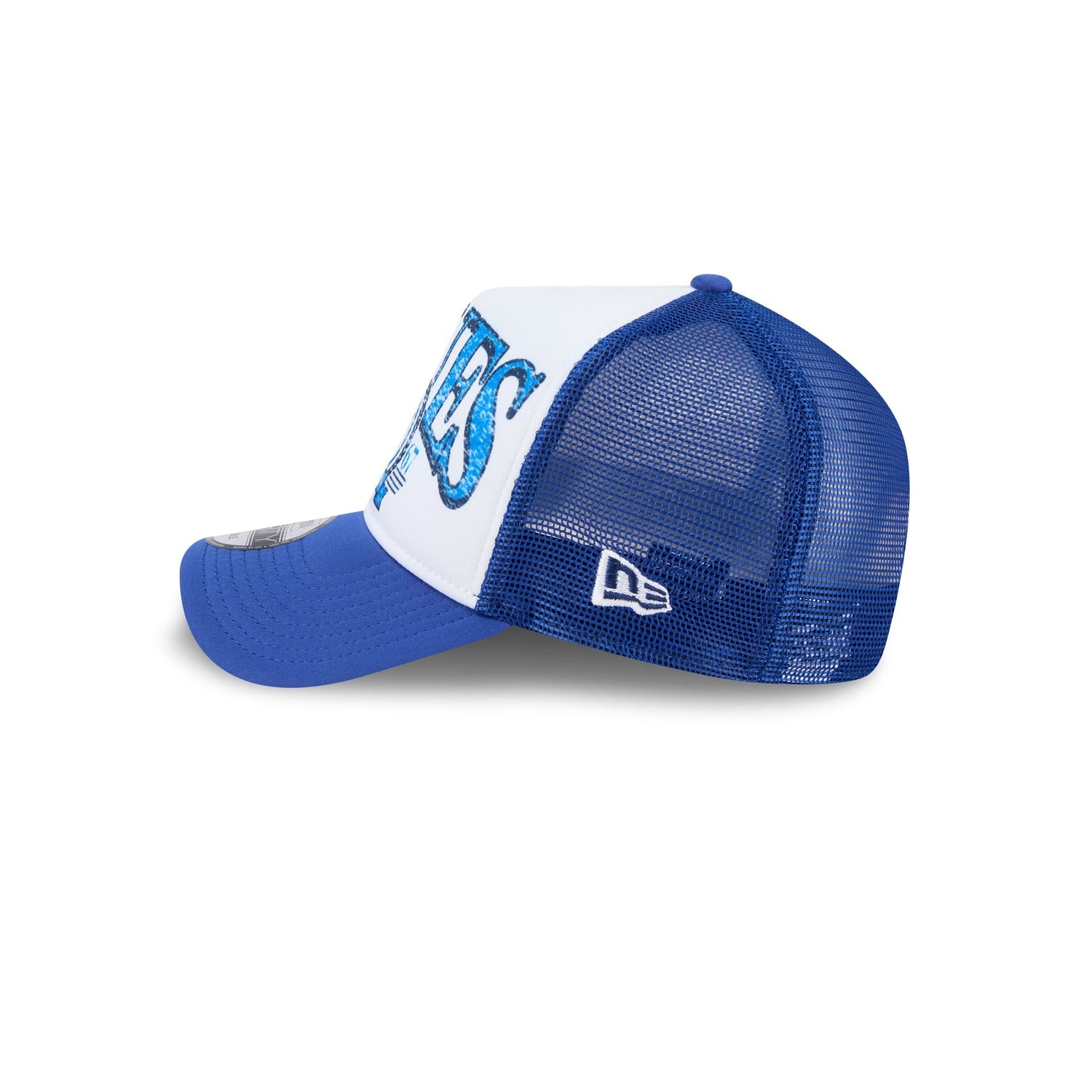 St. Louis Blues Distressed 9FORTY A-Frame Trucker Hat