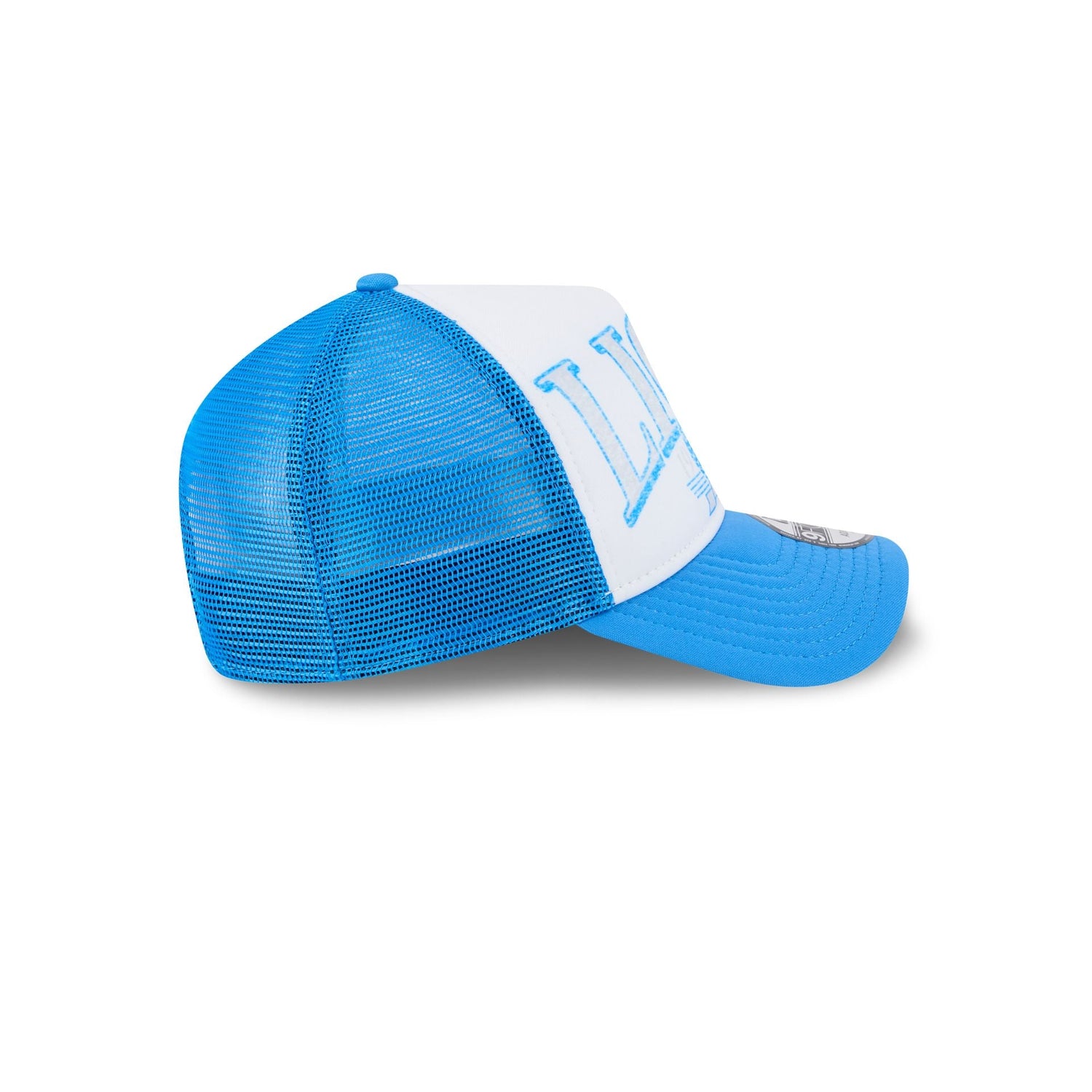 Detroit Lions Distressed 9FORTY A-Frame Trucker Hat