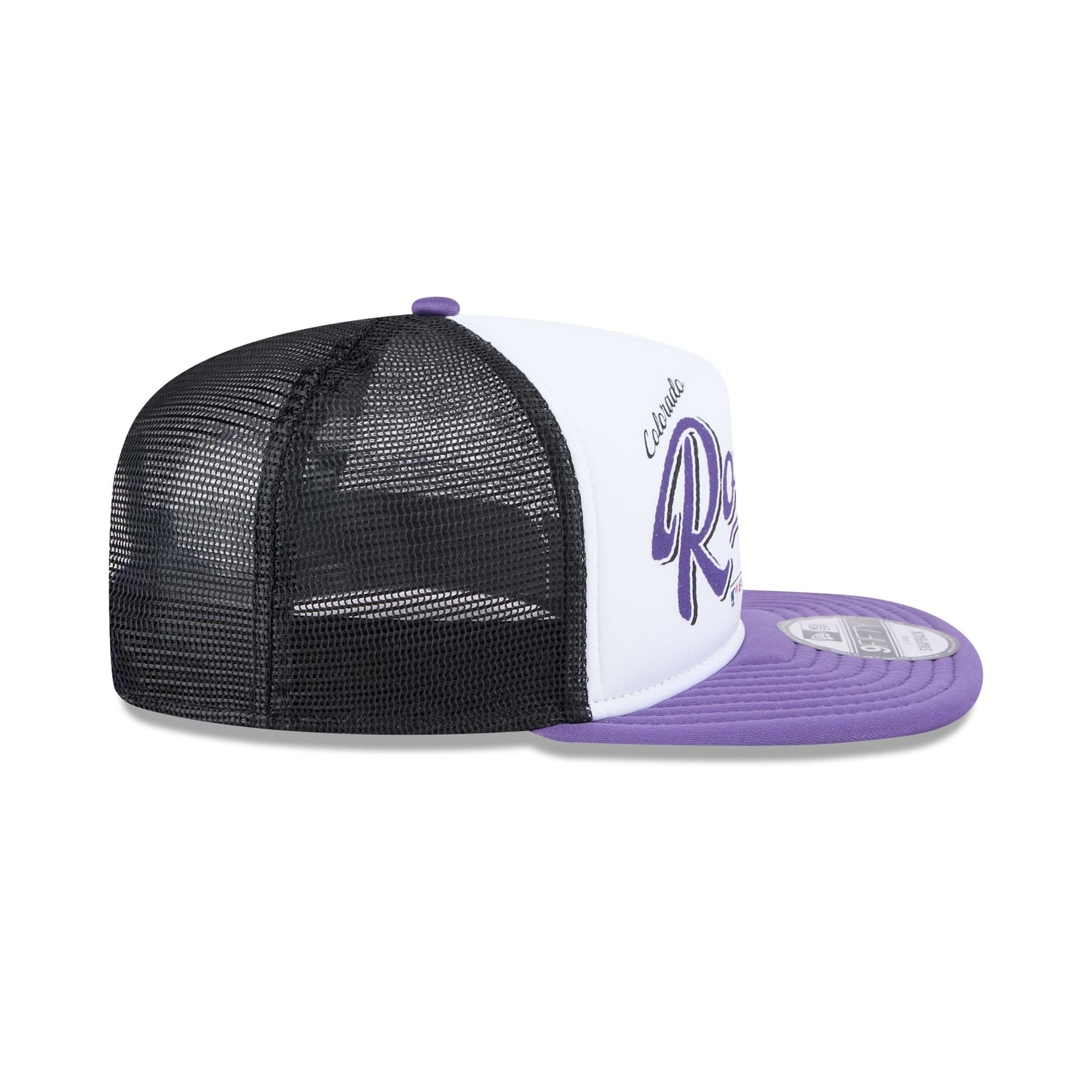 Colorado Rockies Retro Script 9FIFTY A-Frame Trucker Hat