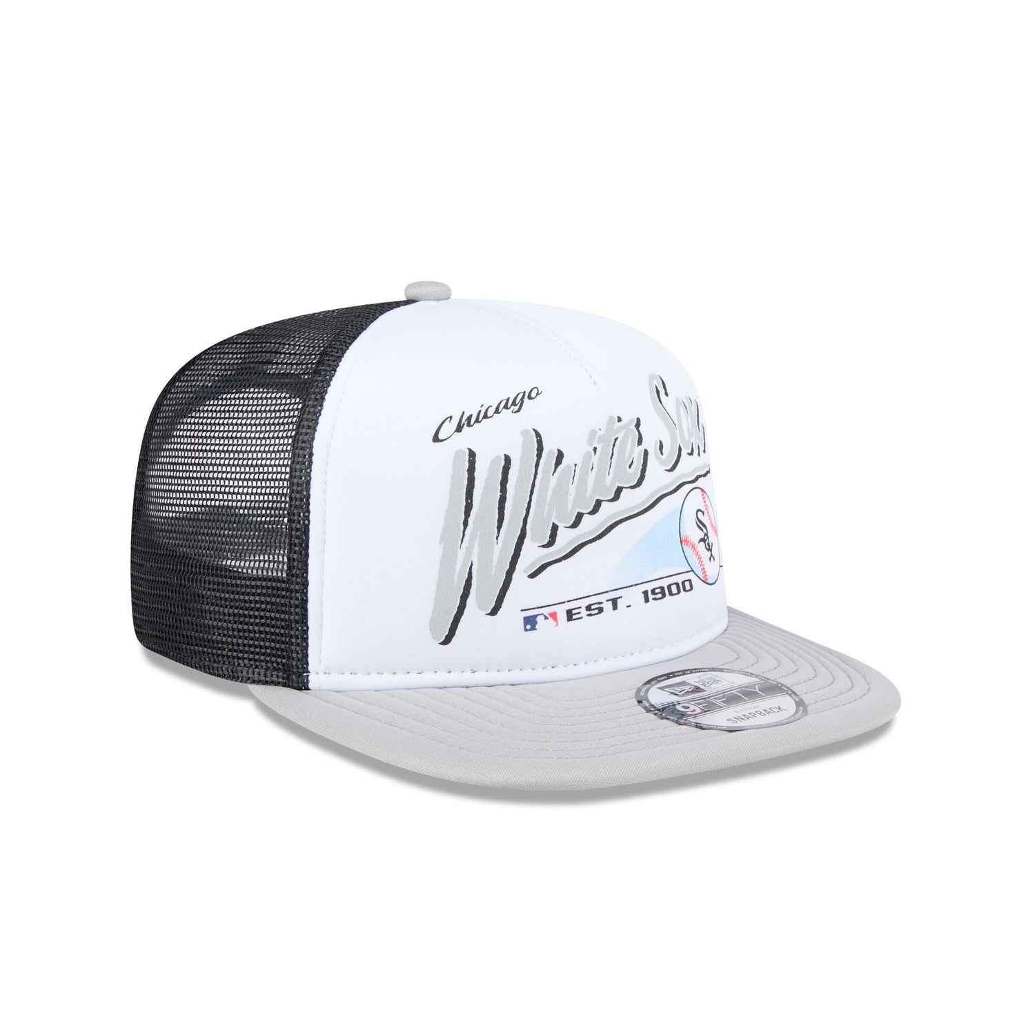 Chicago White Sox Retro Script 9FIFTY A-Frame Trucker Hat