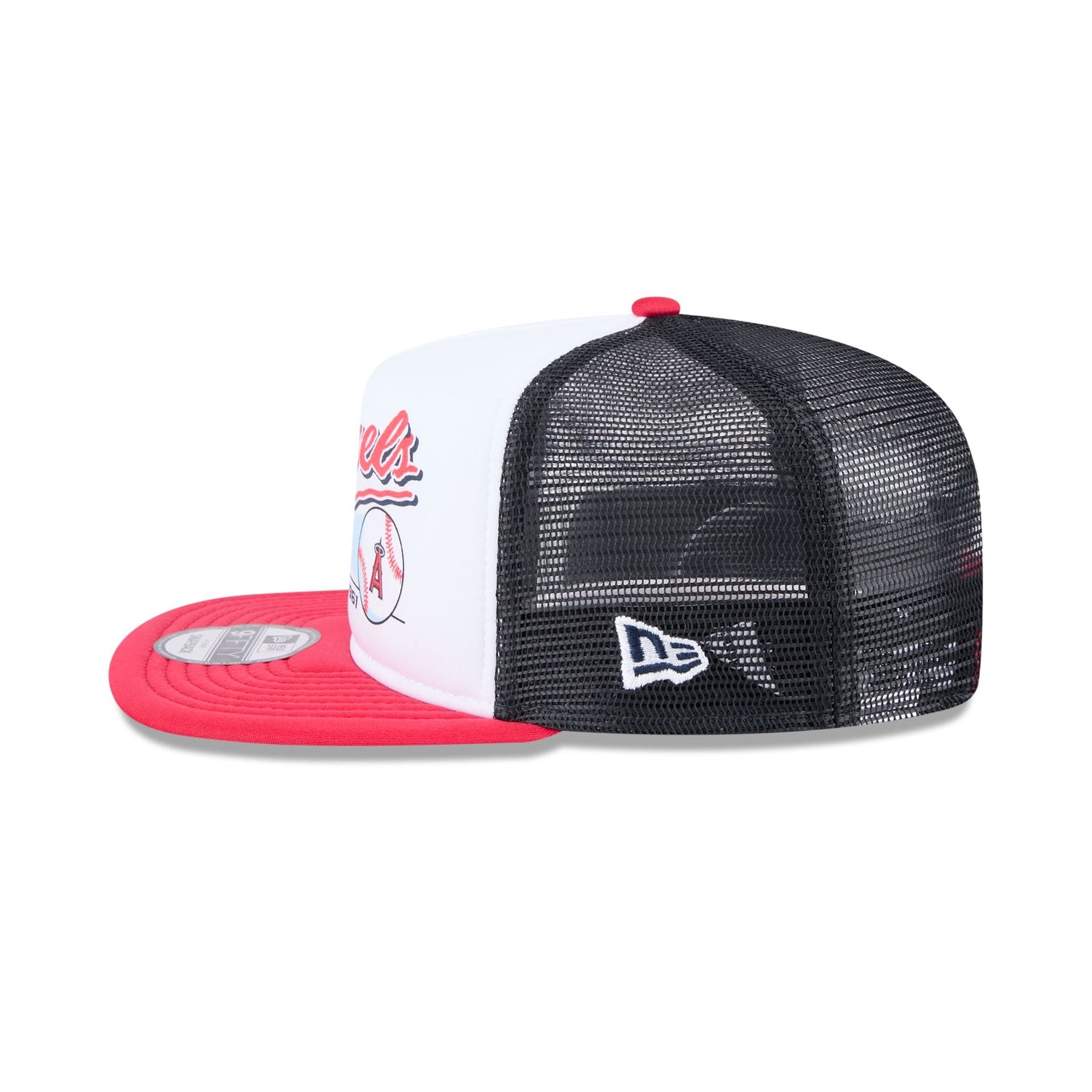 Los Angeles Angels Retro Script 9FIFTY A-Frame Trucker Hat