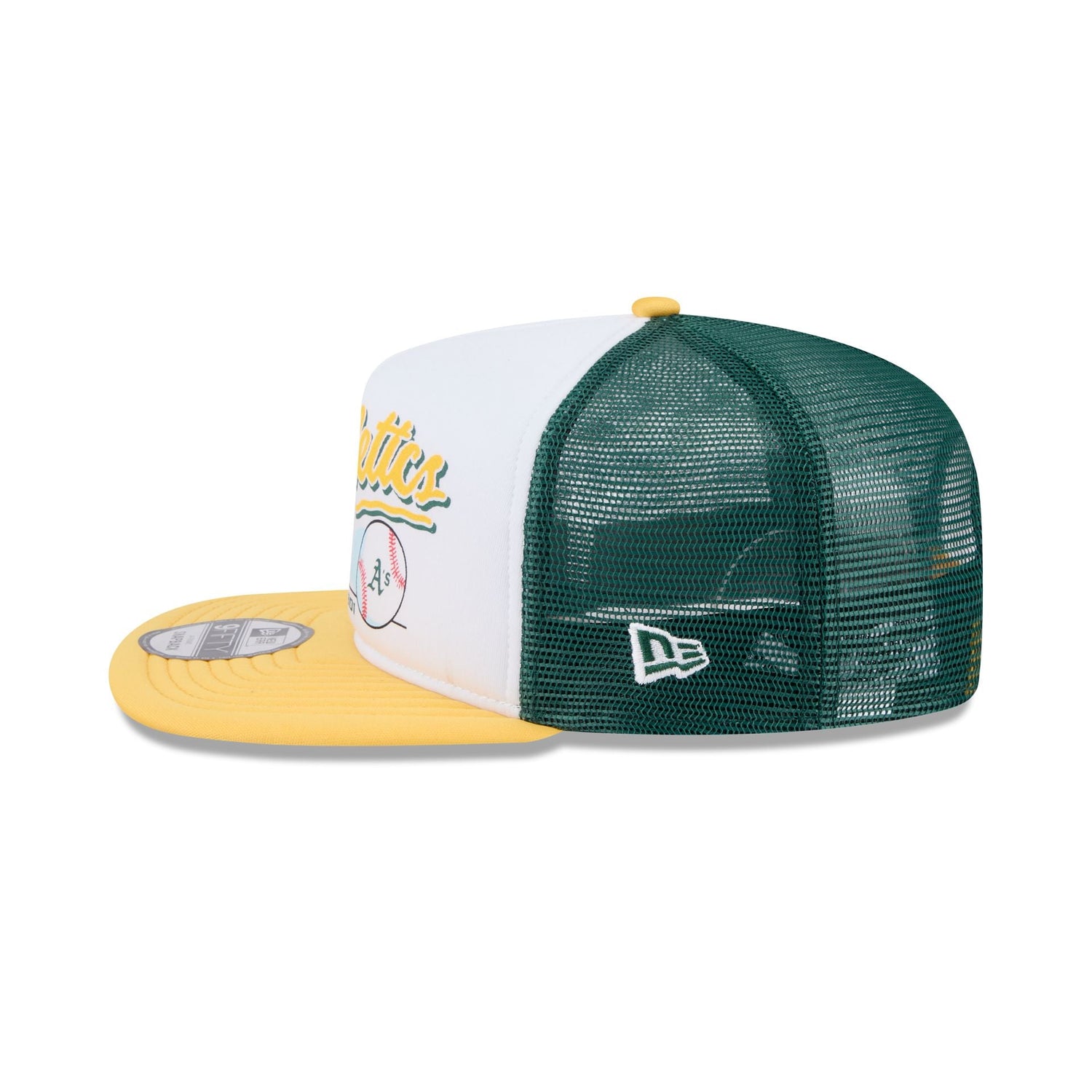 Athletics Retro Script 9FIFTY A-Frame Trucker Hat