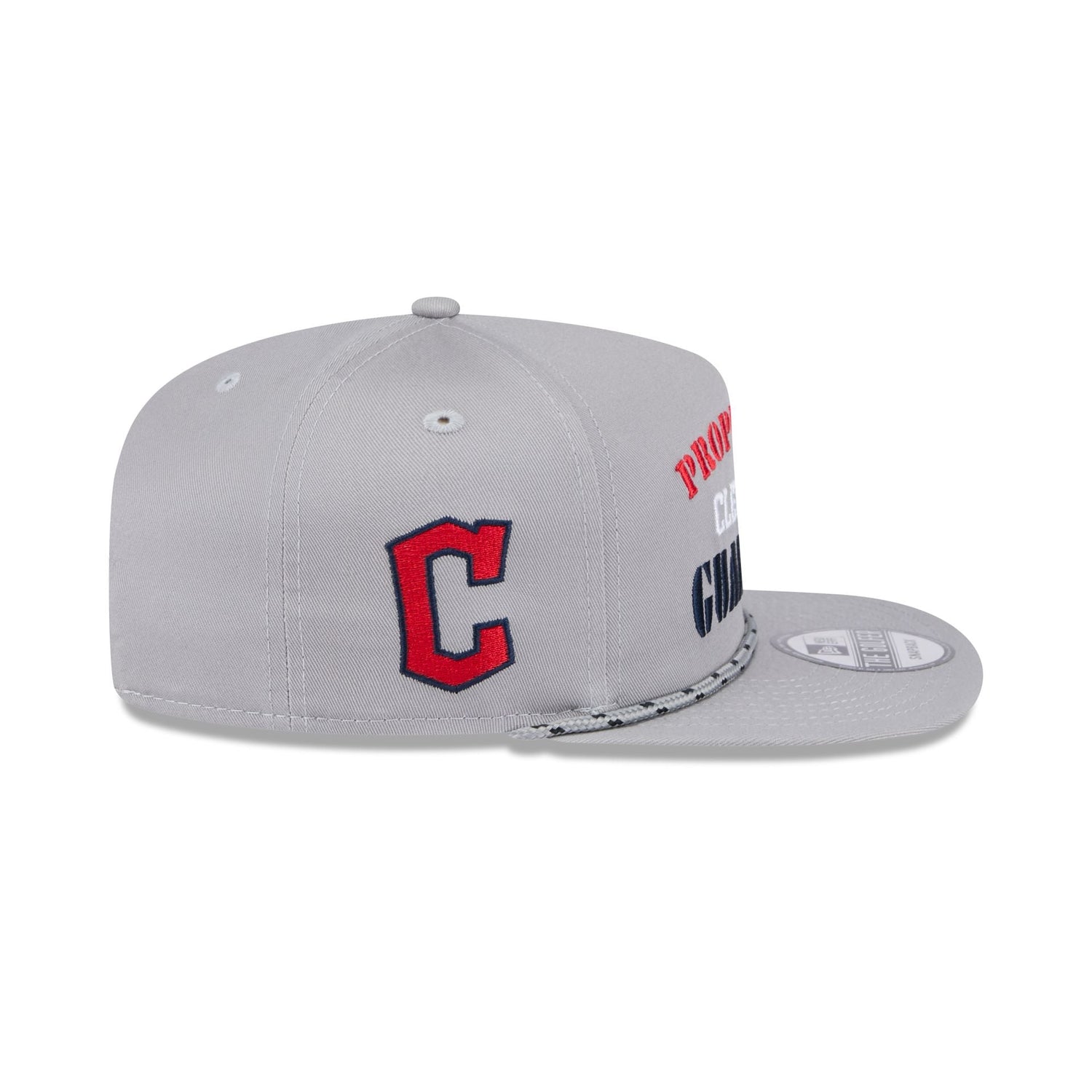 Cleveland Guardians Vintage Gray Rope Golfer Hat