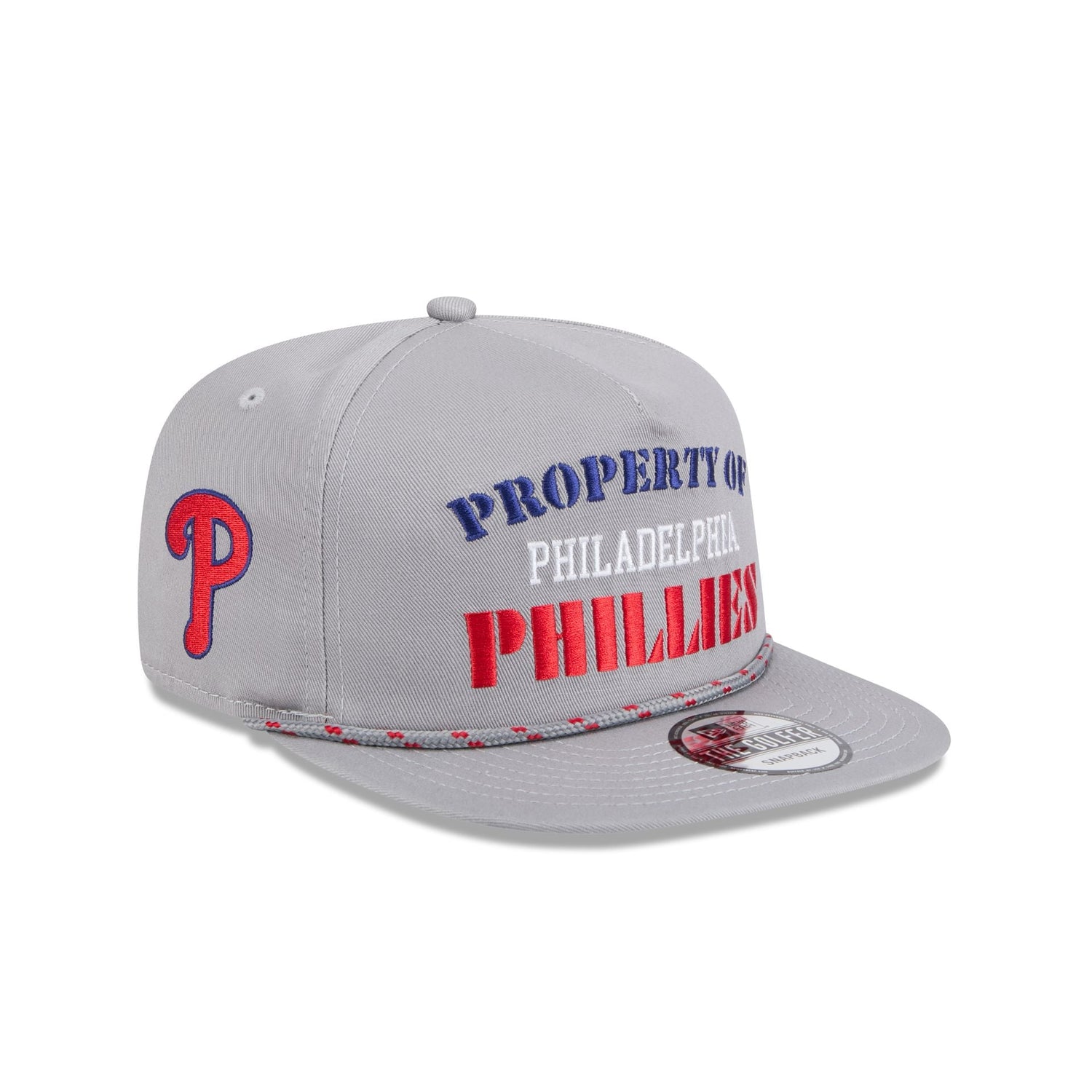 Philadelphia Phillies Vintage Gray Rope Golfer Hat