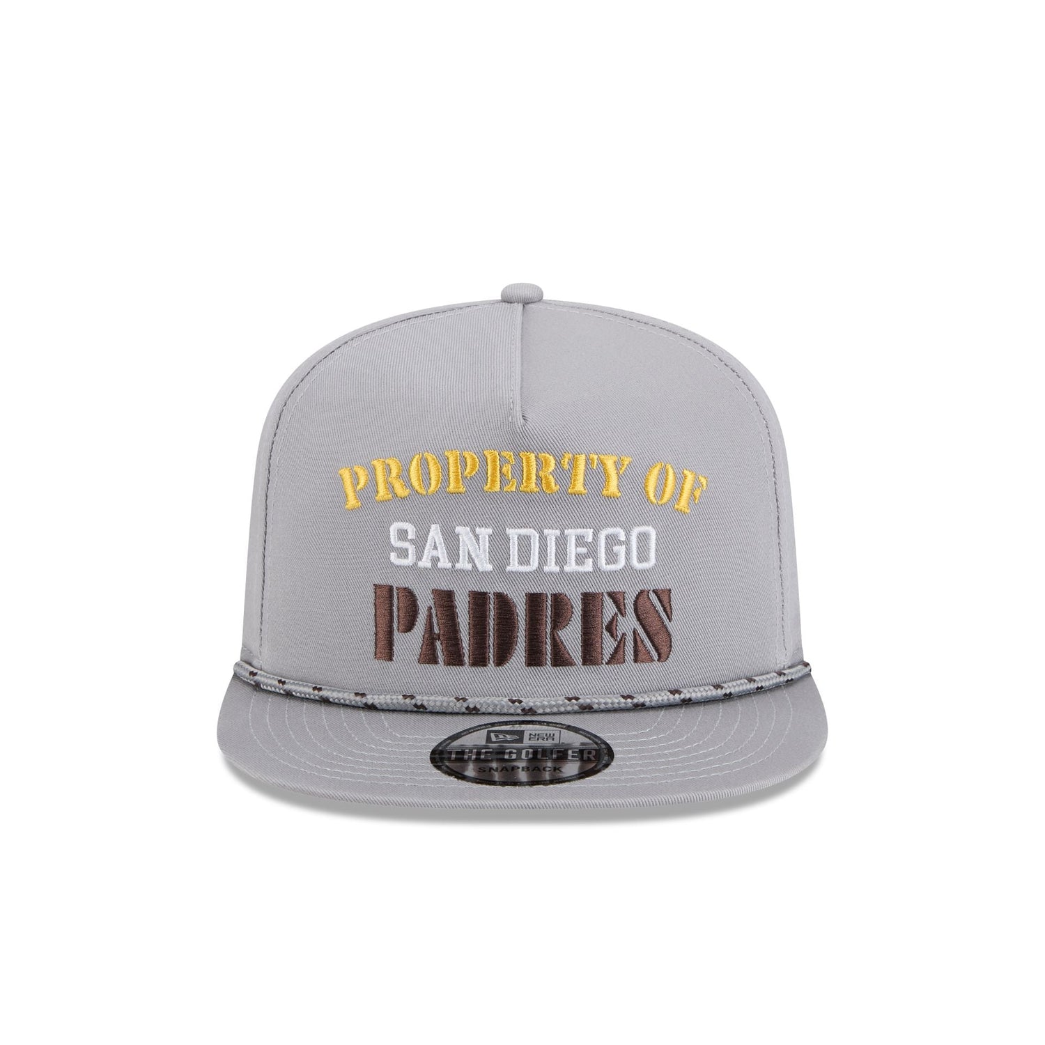 San Diego Padres Vintage Gray Rope Golfer Hat