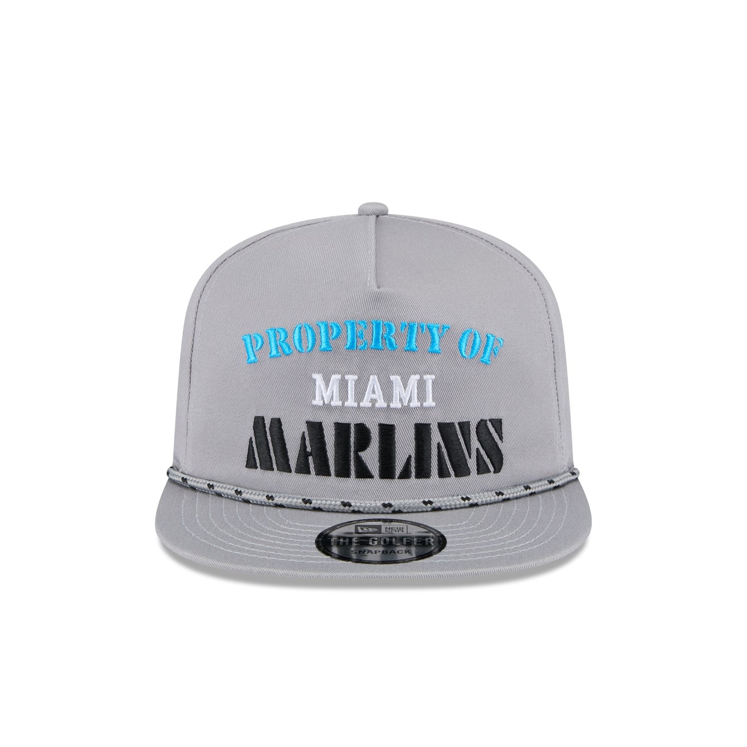 Miami Marlins Vintage Gray Rope Golfer Hat