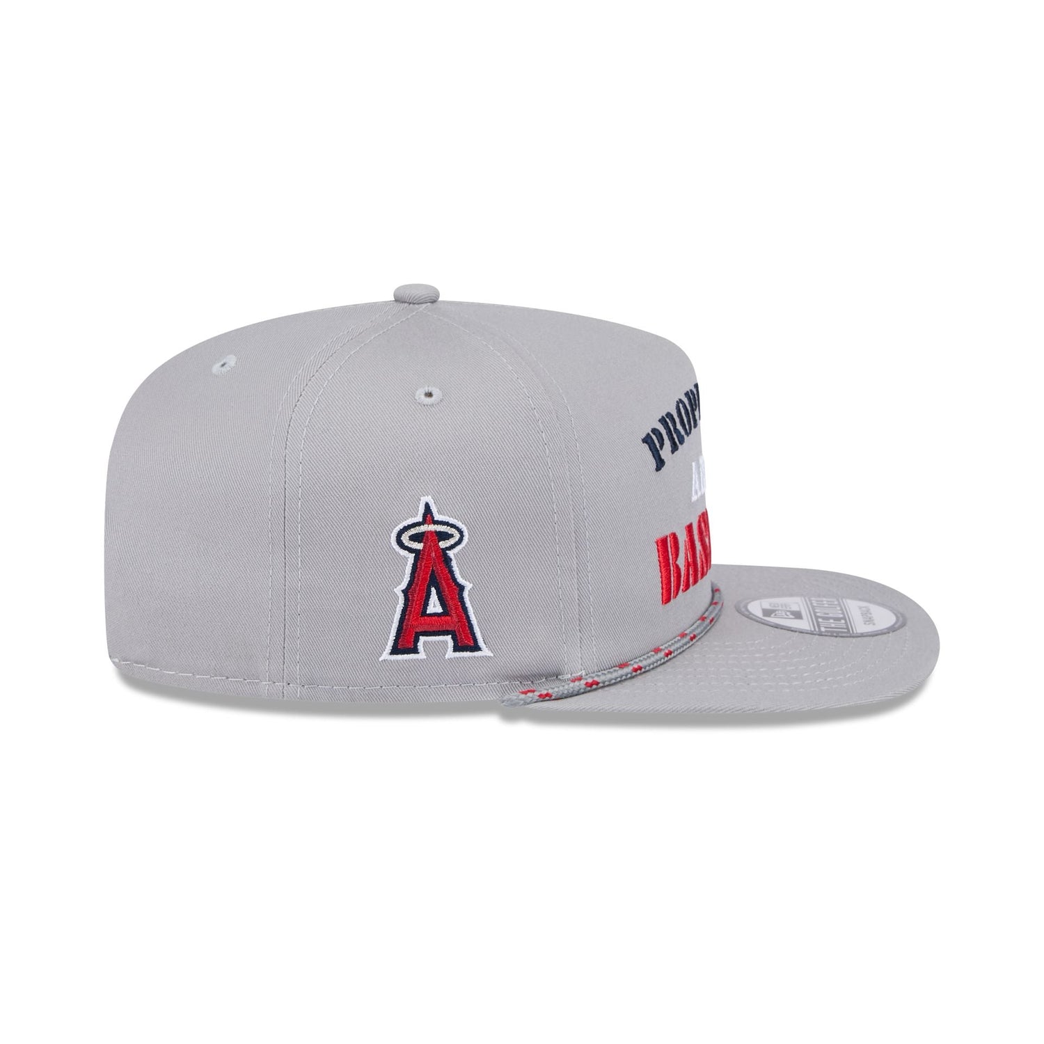 Los Angeles Angels Vintage Gray Rope Golfer Hat