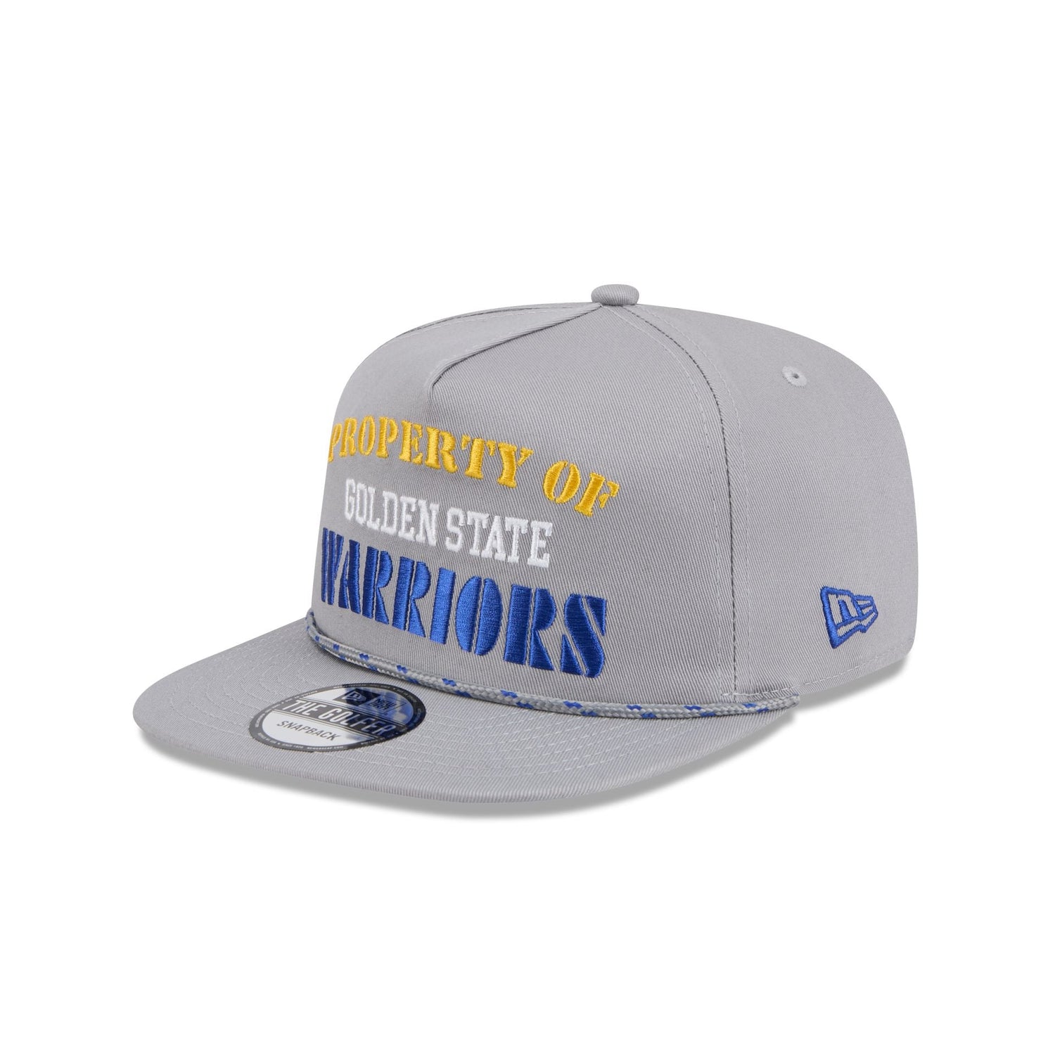 Golden State Warriors Vintage Gray Rope Golfer Hat