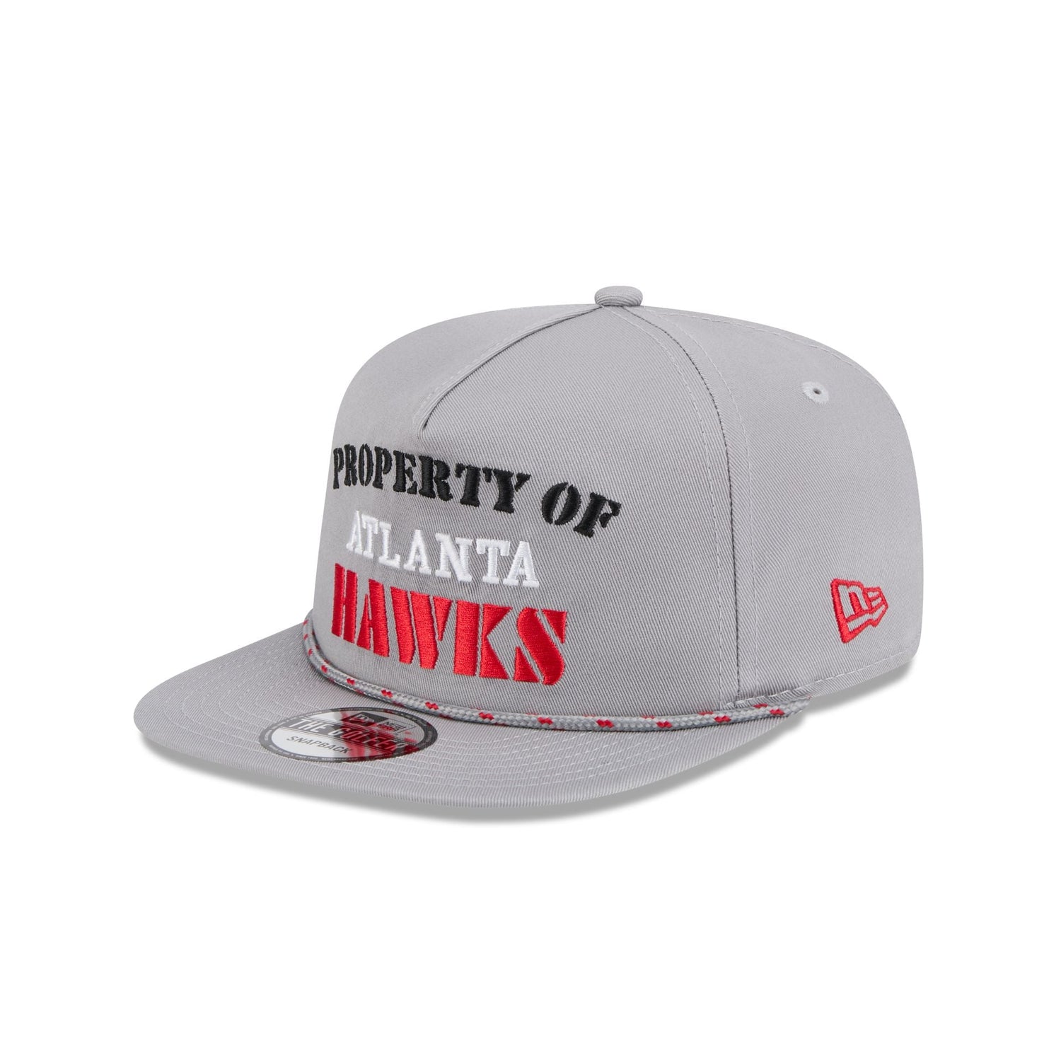 Atlanta Hawks Vintage Gray Rope Golfer Hat