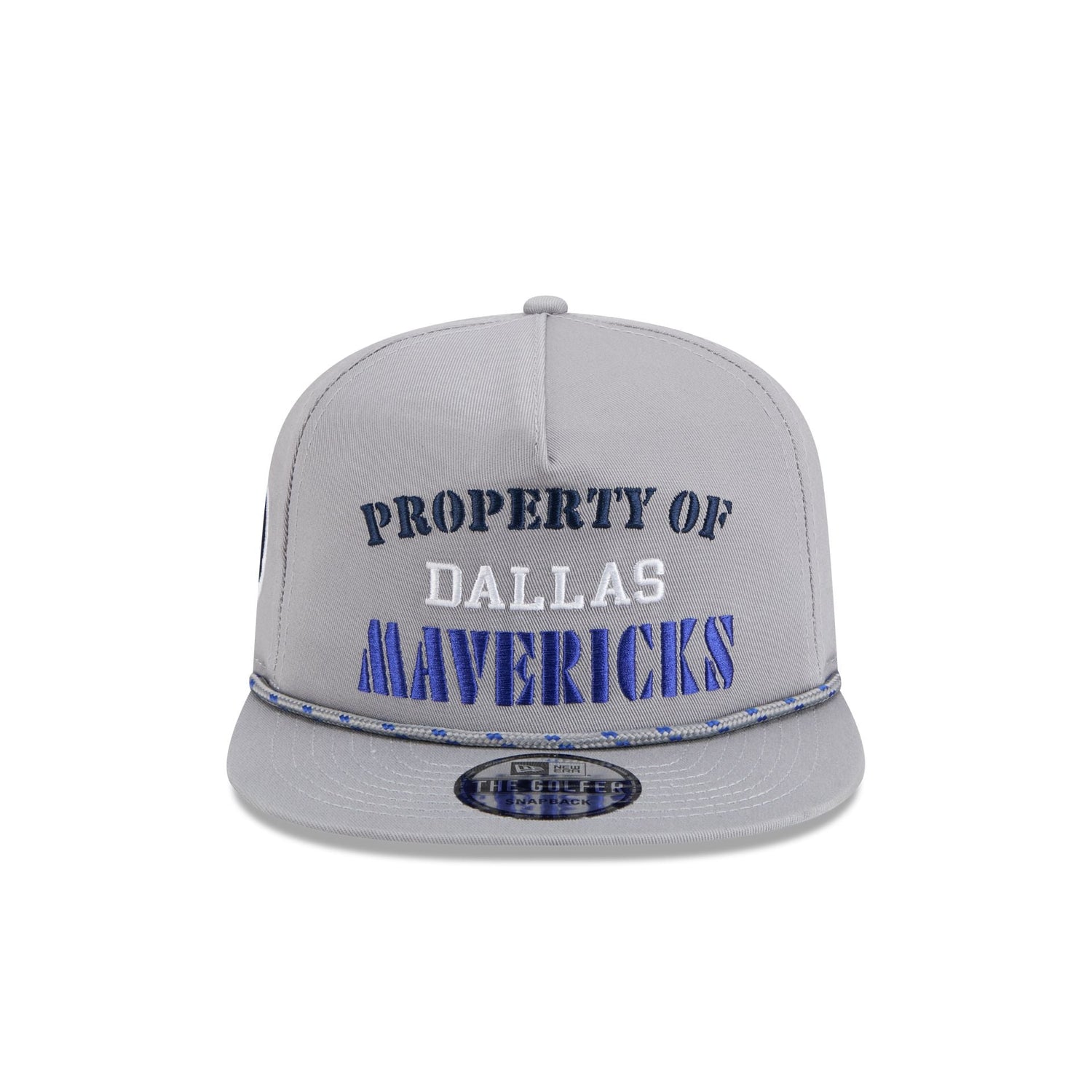 Dallas Mavericks Vintage Gray Rope Golfer Hat
