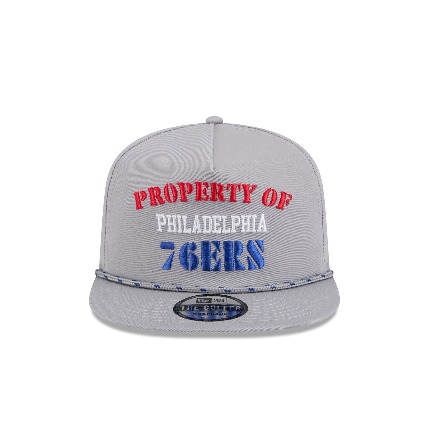 Philadelphia 76ers Vintage Gray Rope Golfer Hat