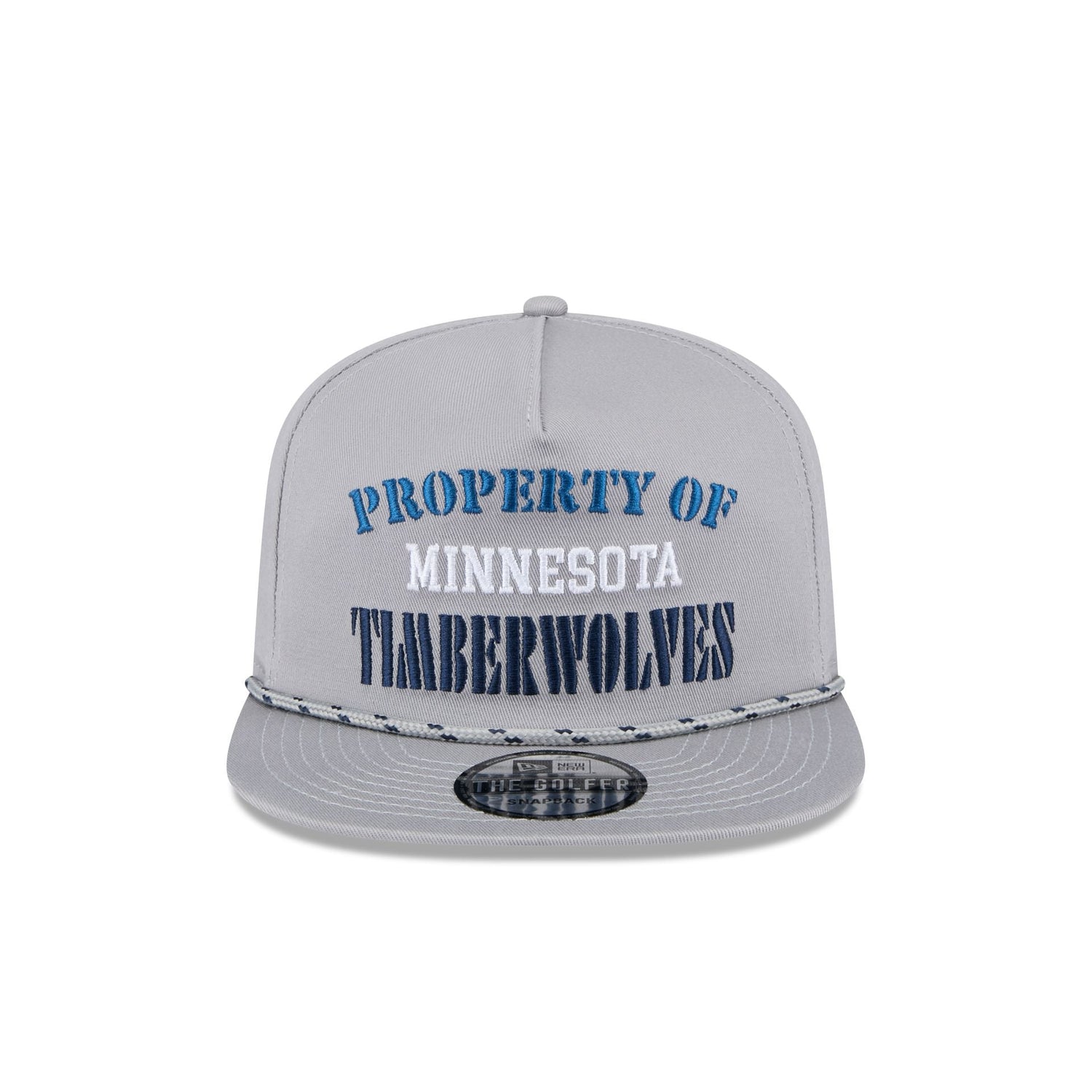 Minnesota Timberwolves Vintage Gray Rope Golfer Hat