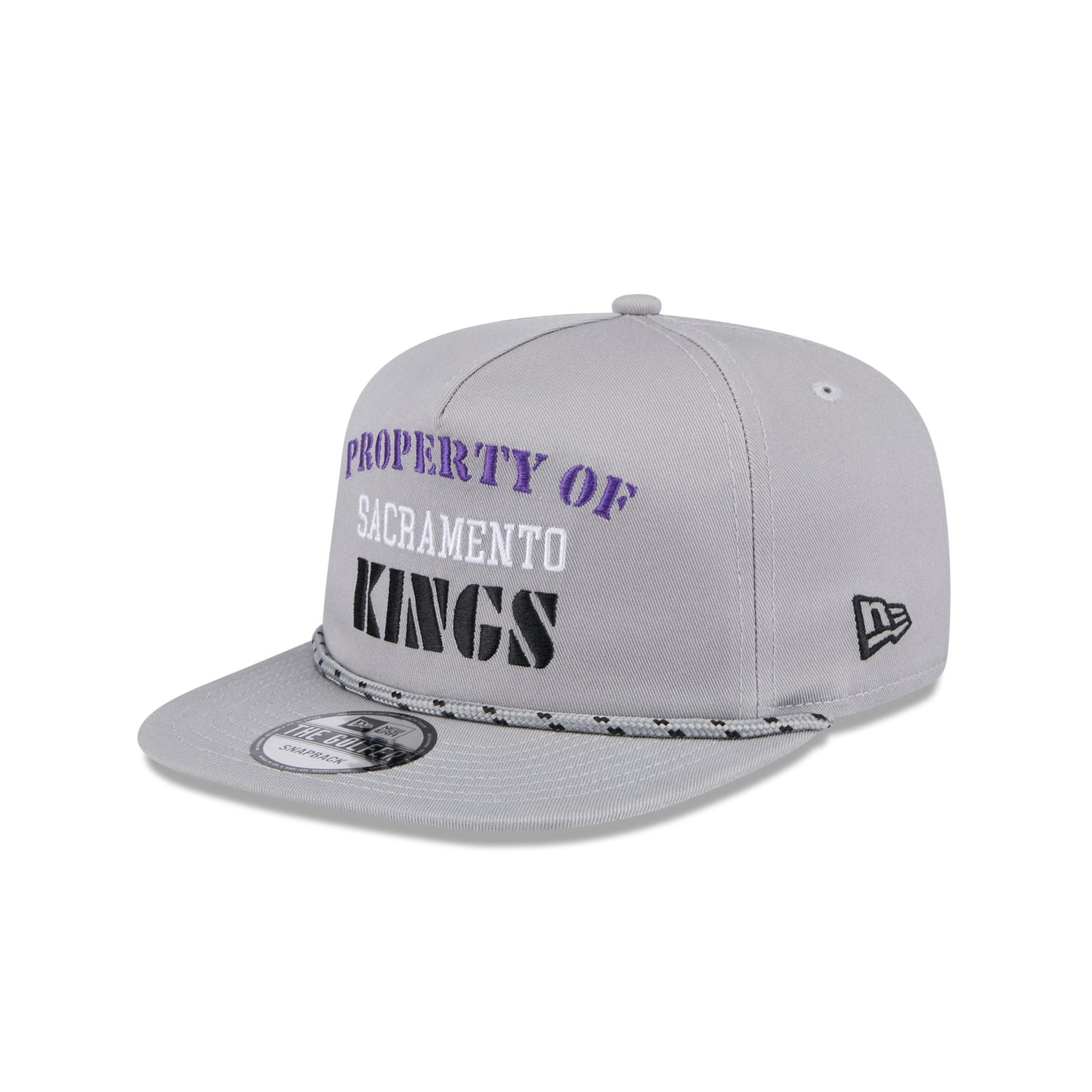 Sacramento Kings Vintage Gray Rope Golfer Hat
