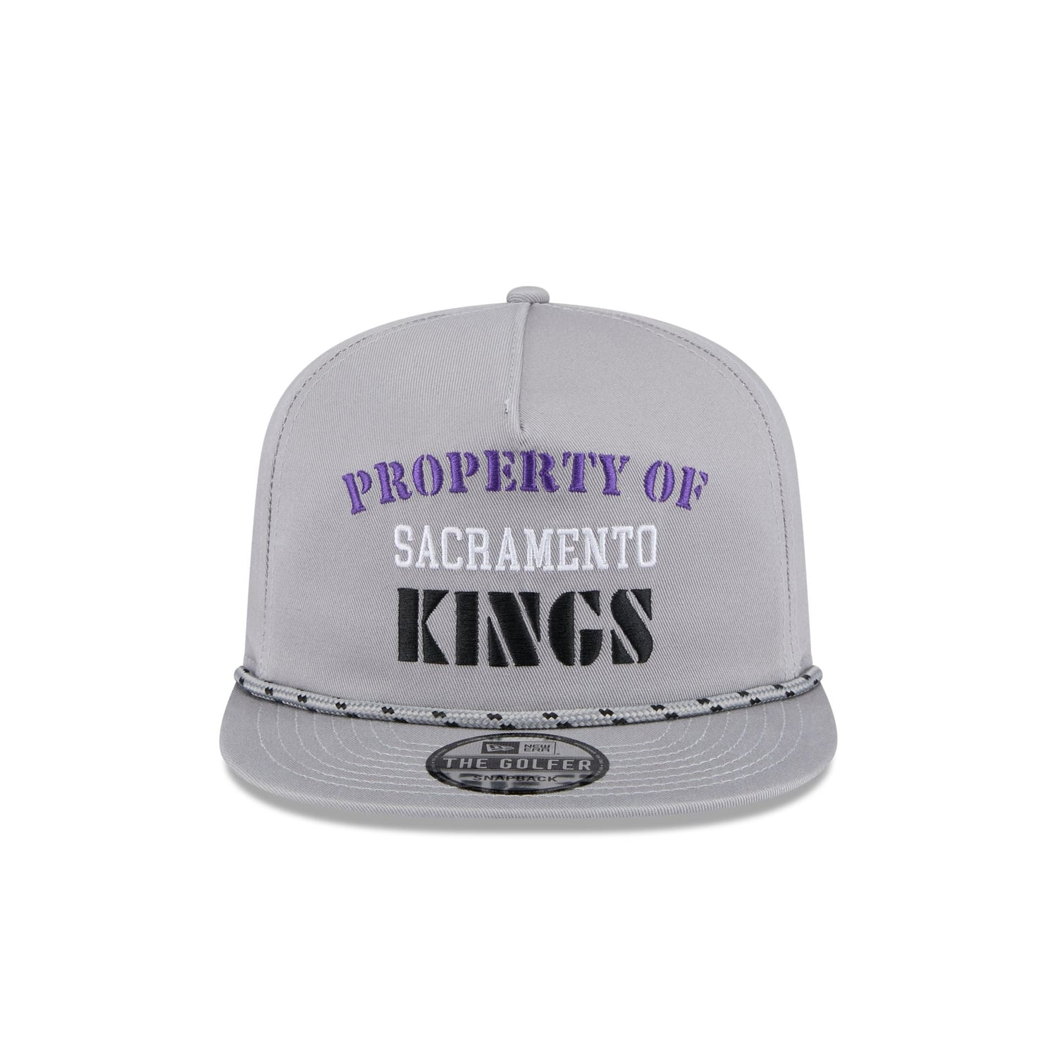 Sacramento Kings Vintage Gray Rope Golfer Hat
