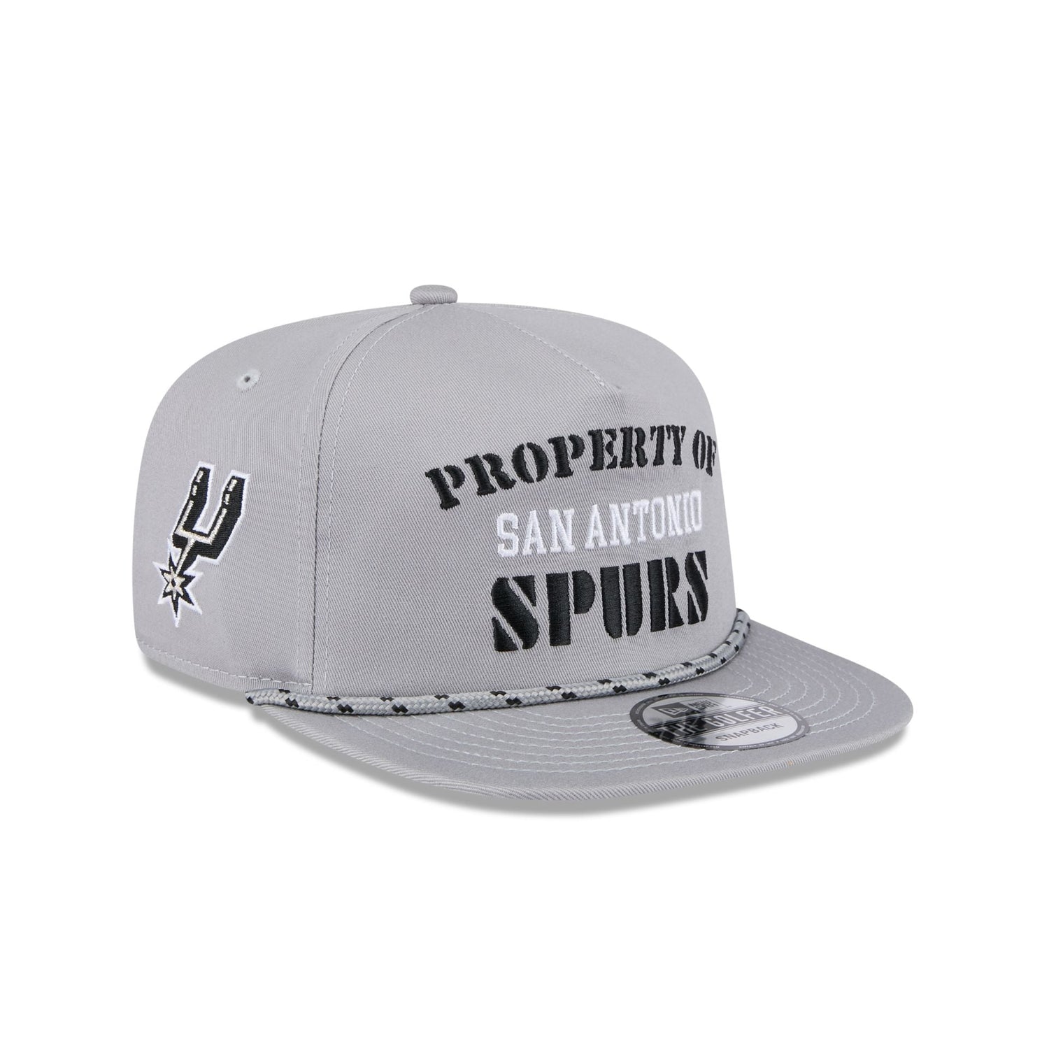 San Antonio Spurs Vintage Gray Rope Golfer Hat