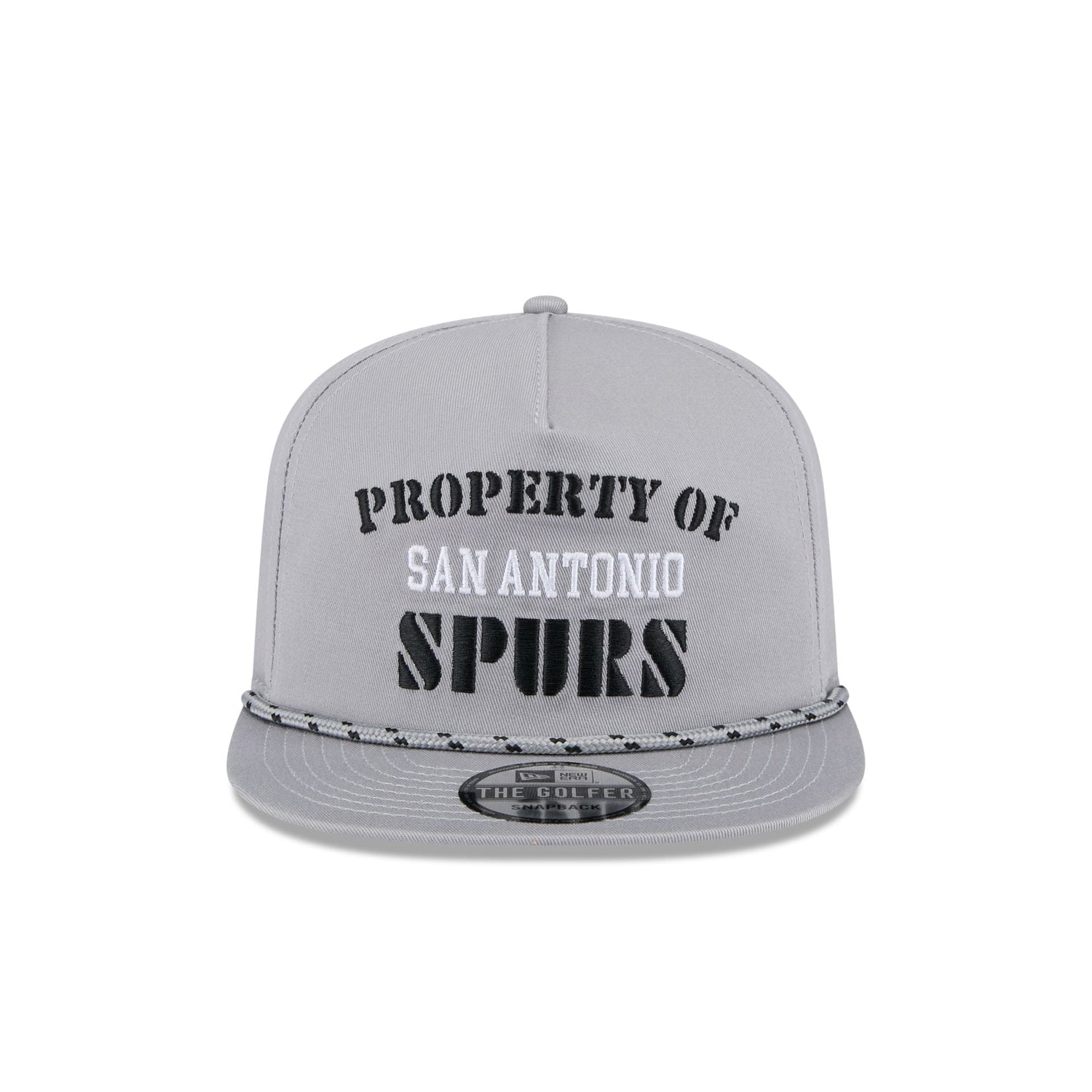 San Antonio Spurs Vintage Gray Rope Golfer Hat
