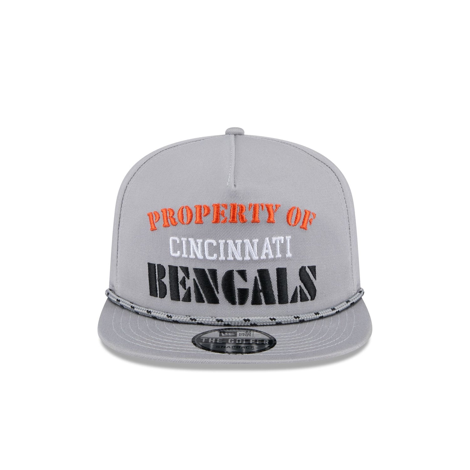 Cincinnati Bengals Vintage Gray Rope Golfer Hat