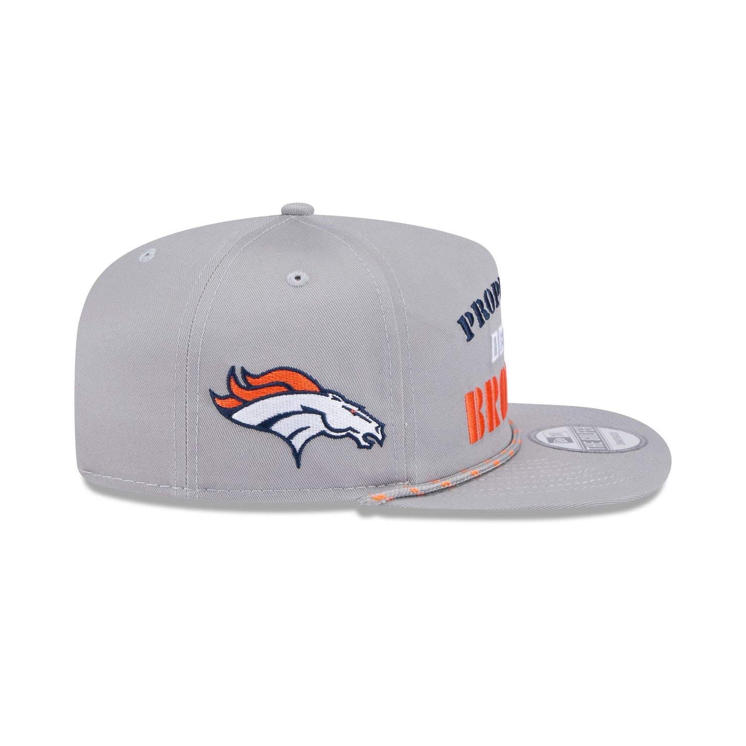 Denver Broncos Vintage Gray Rope Golfer Hat