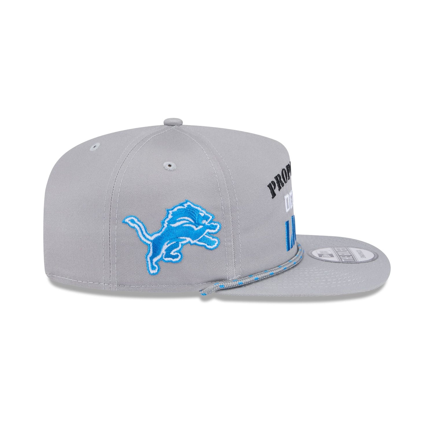 Detroit Lions Vintage Gray Rope Golfer Hat