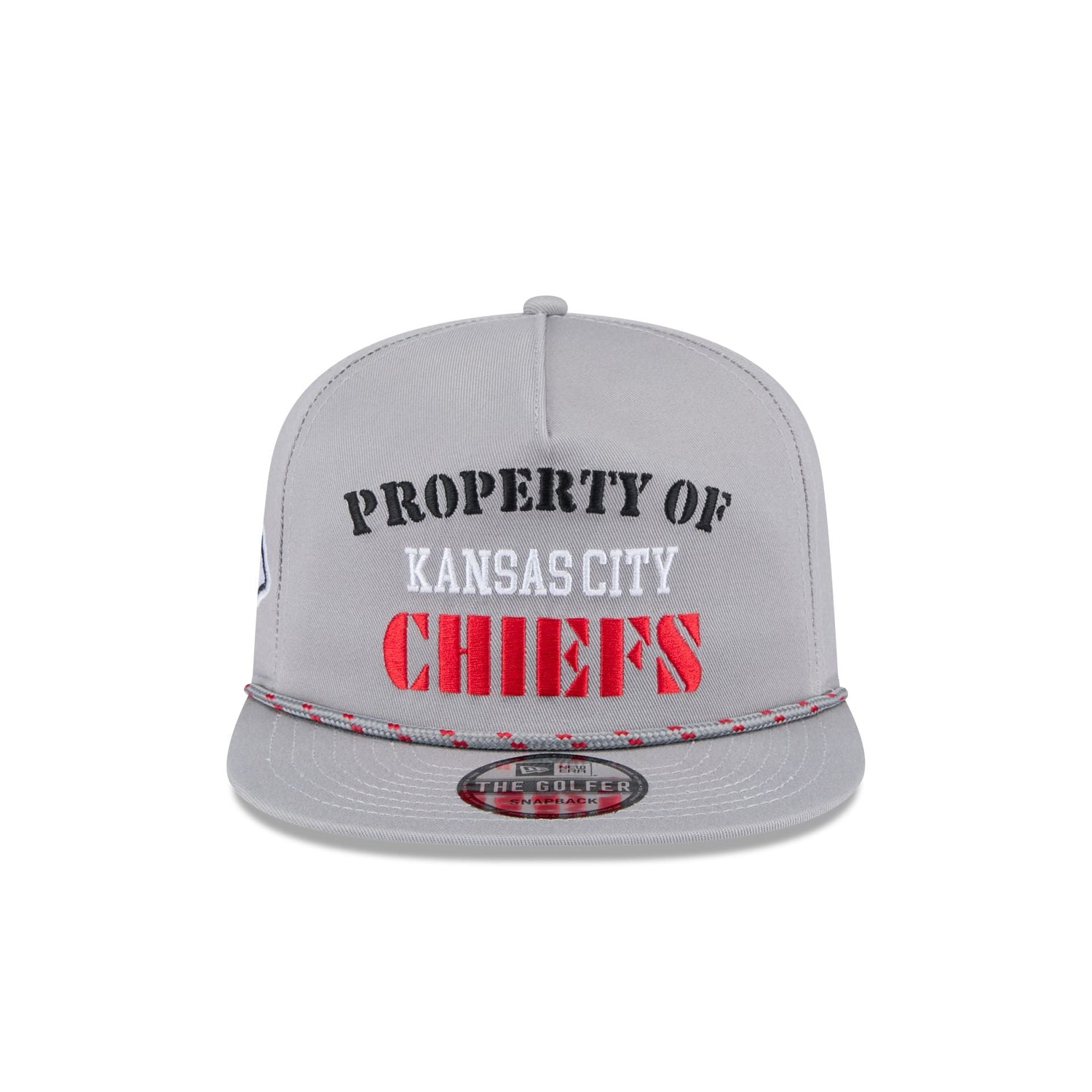 Kansas City Chiefs Vintage Gray Rope Golfer Hat