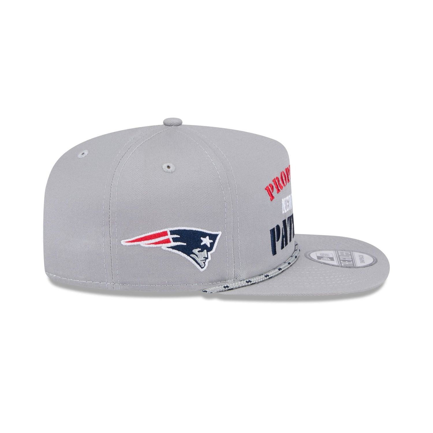 New England Patriots Vintage Gray Rope Golfer Hat