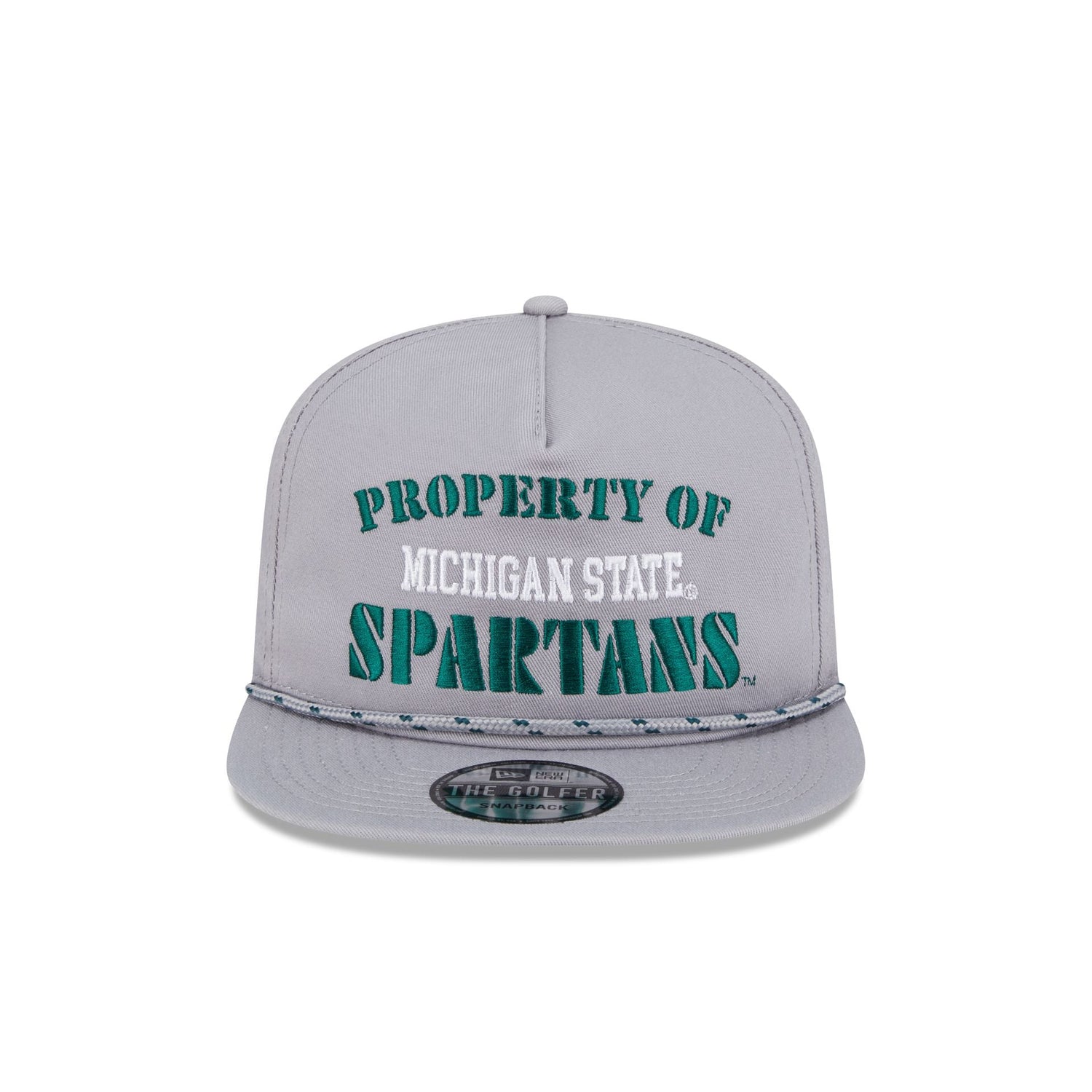 Michigan State Spartans Vintage Gray Rope Golfer Hat