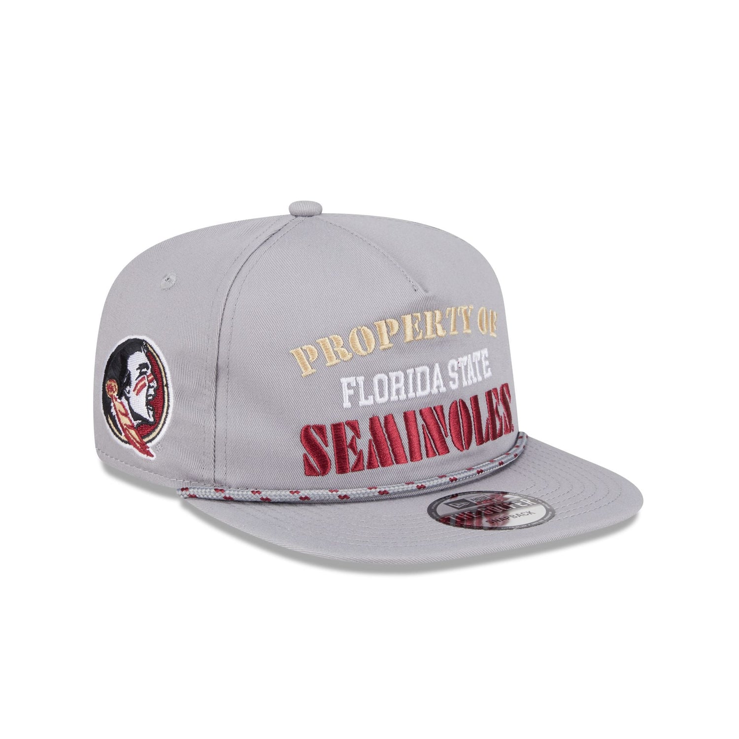 Florida State Seminoles Vintage Gray Rope Golfer Hat