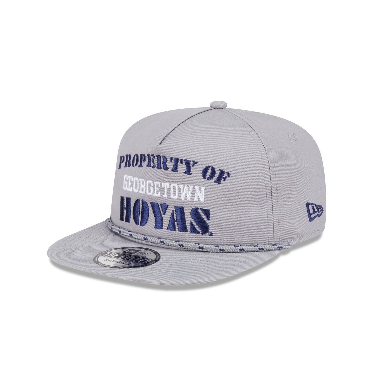 Georgetown Hoyas Vintage Gray Rope Golfer Hat