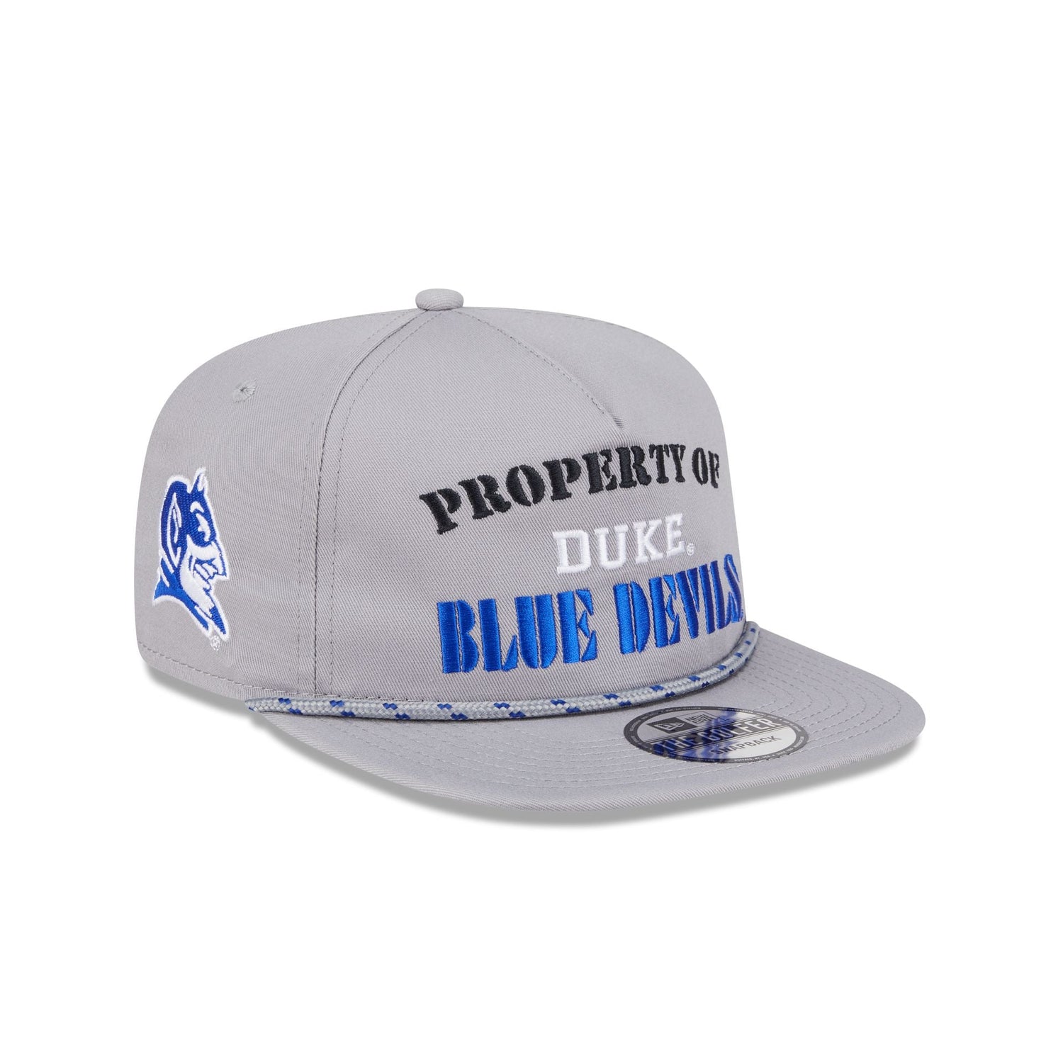 Duke Blue Devils Vintage Gray Rope Golfer Hat