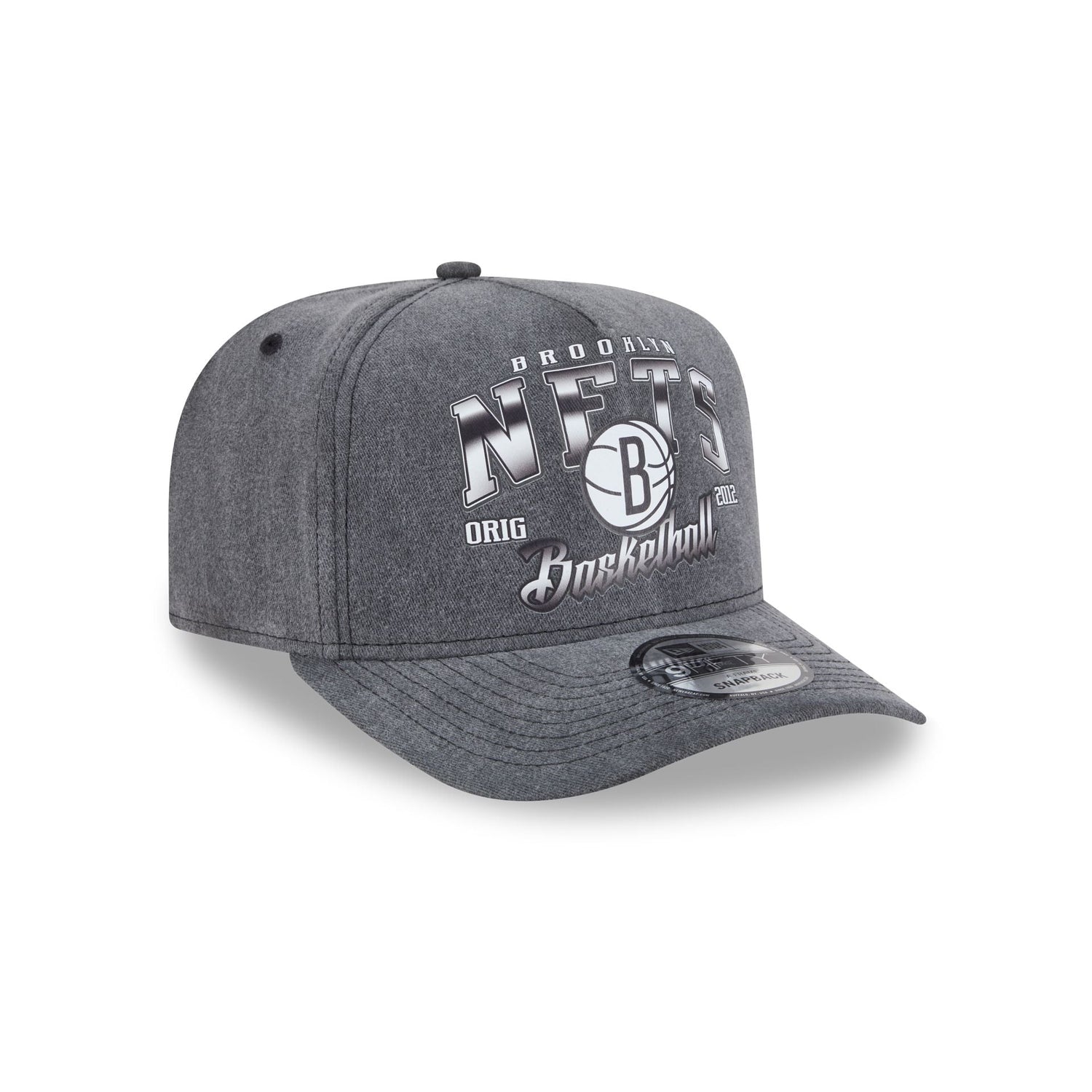 Brooklyn Nets Washed 9FIFTY A-Frame Snapback Hat