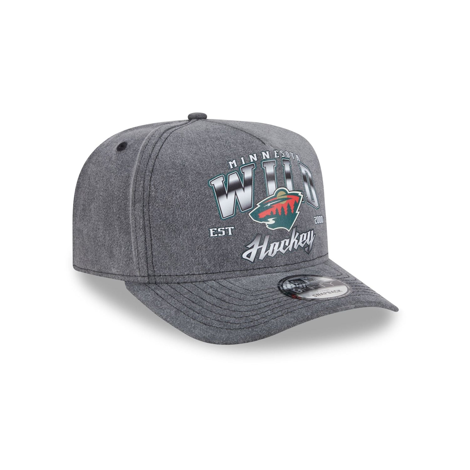 Minnesota Wild Washed 9FIFTY A-Frame Snapback Hat
