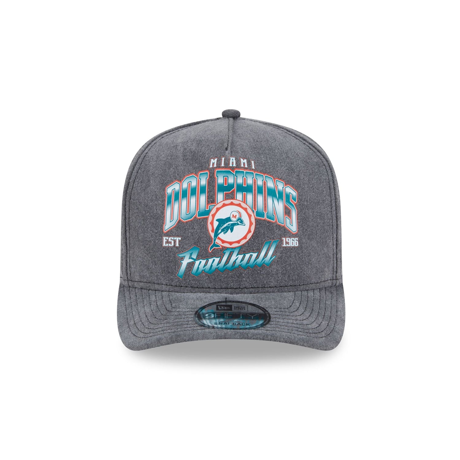 Miami Dolphins Washed 9FIFTY A-Frame Snapback Hat