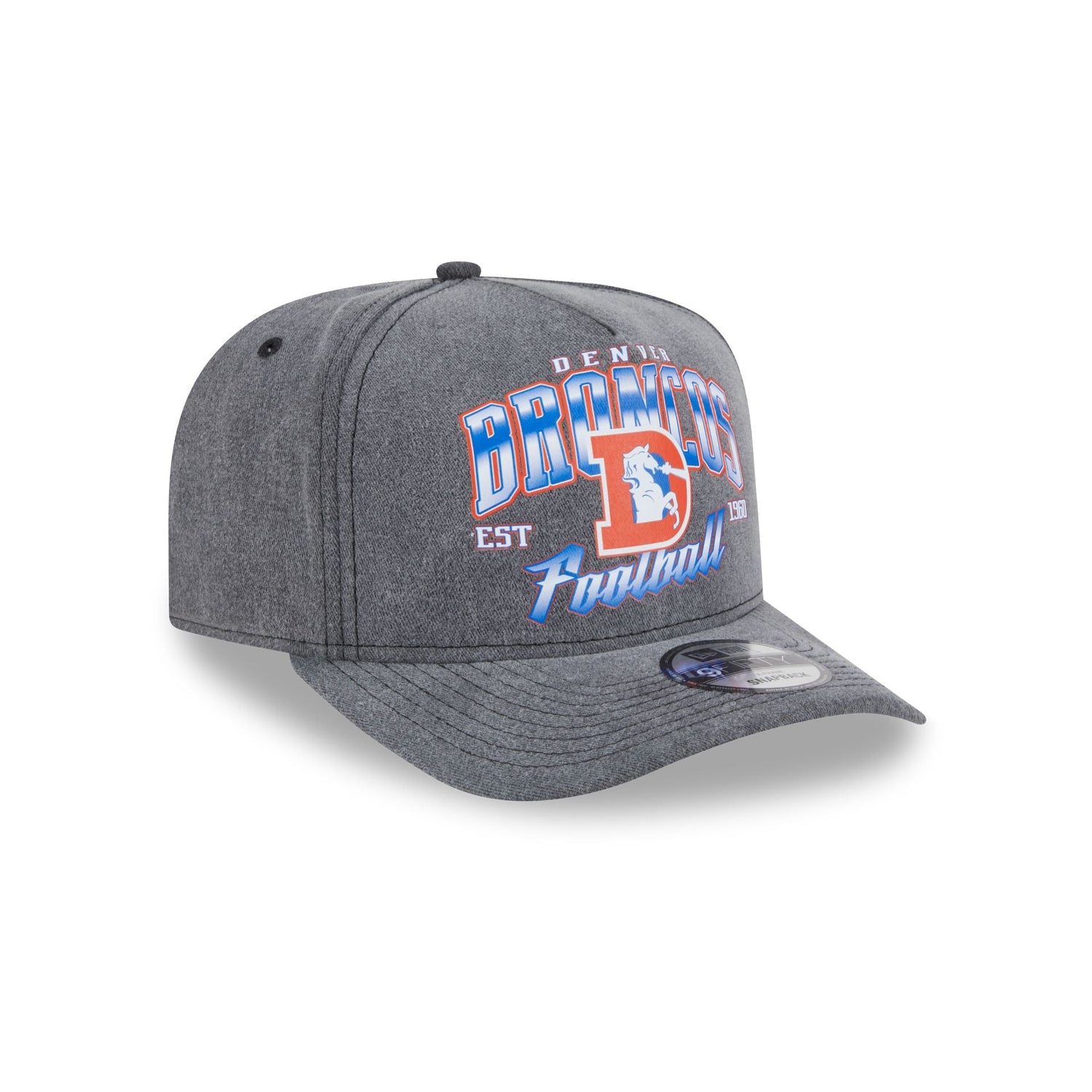 Denver Broncos Washed 9FIFTY A-Frame Snapback Hat