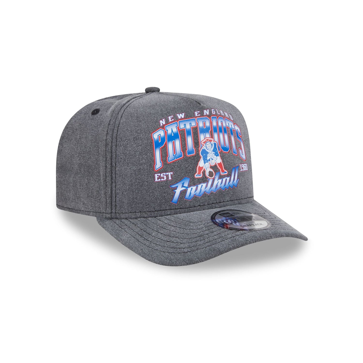 New England Patriots Washed 9FIFTY A-Frame Snapback Hat