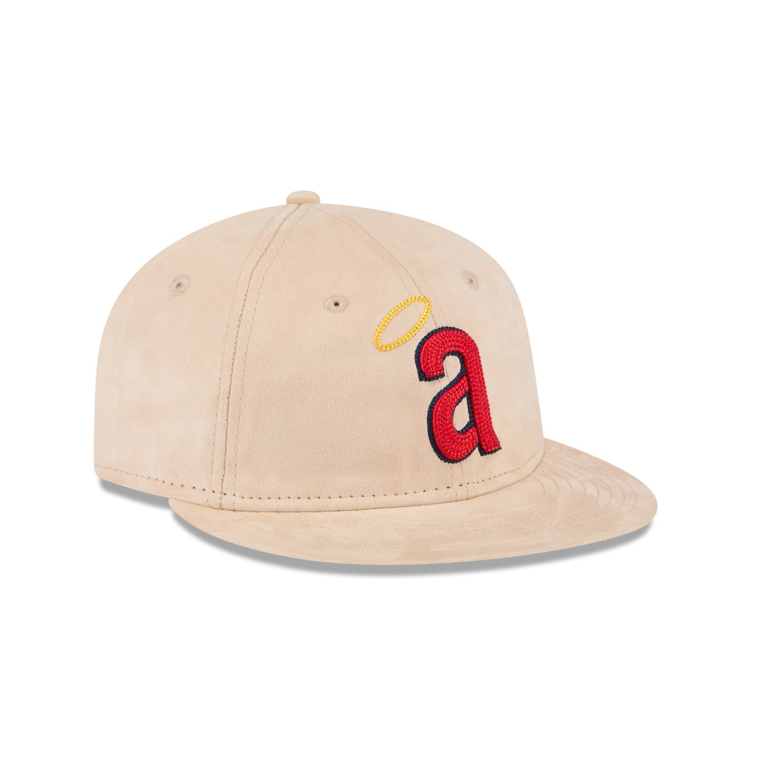 Los Angeles Angels Stone Suede Retro Crown 9FIFTY Snapback Hat