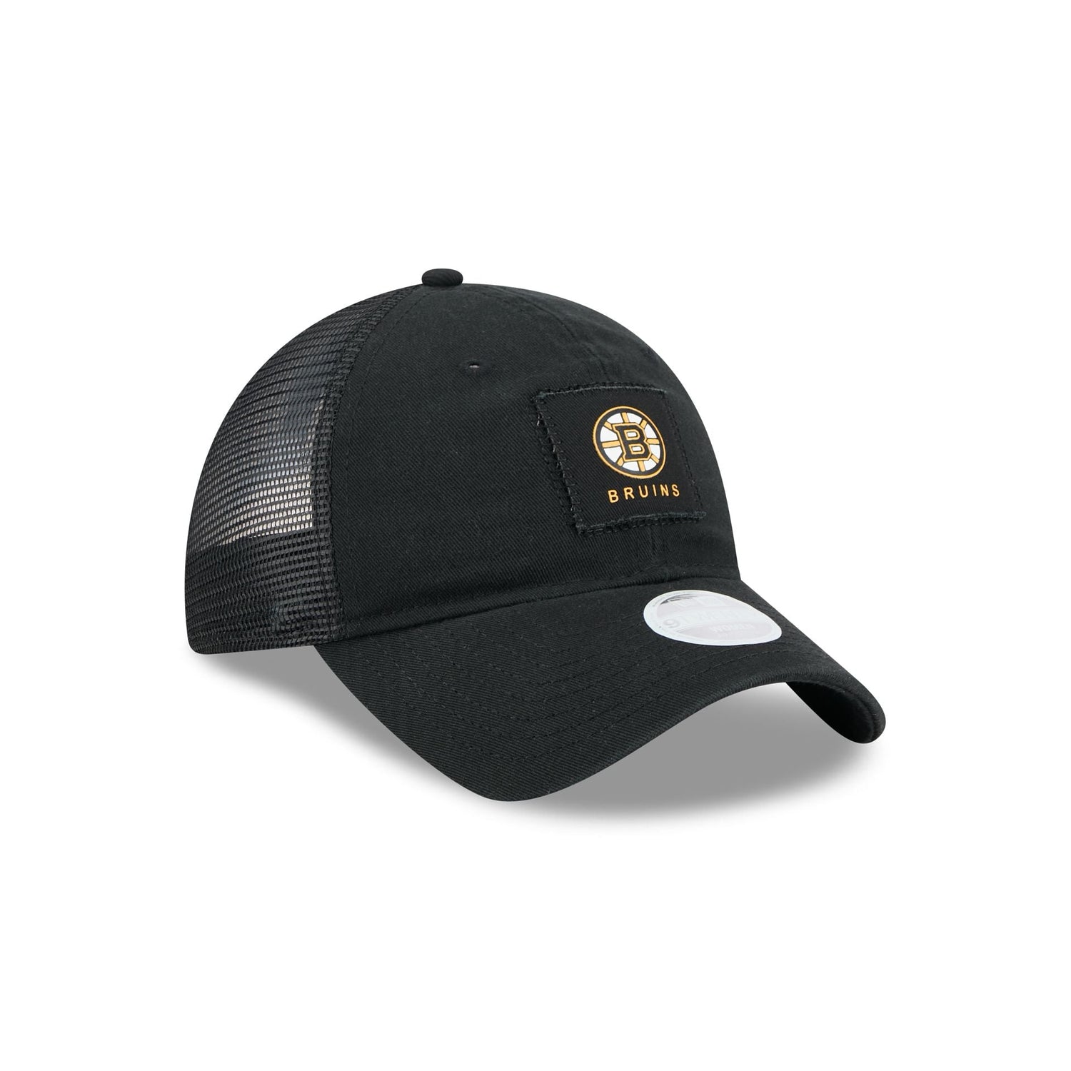 Boston Bruins Women's Square Stitch 9TWENTY Trucker Hat