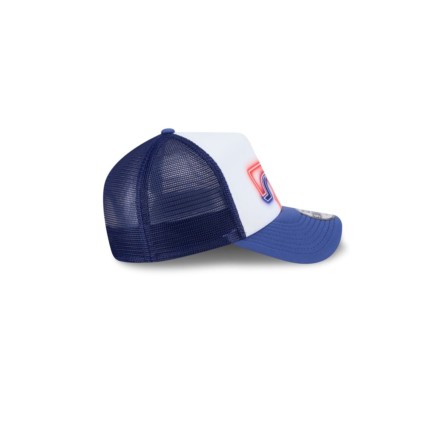 Texas Rangers Kids Painted 9FORTY A-Frame Trucker Hat