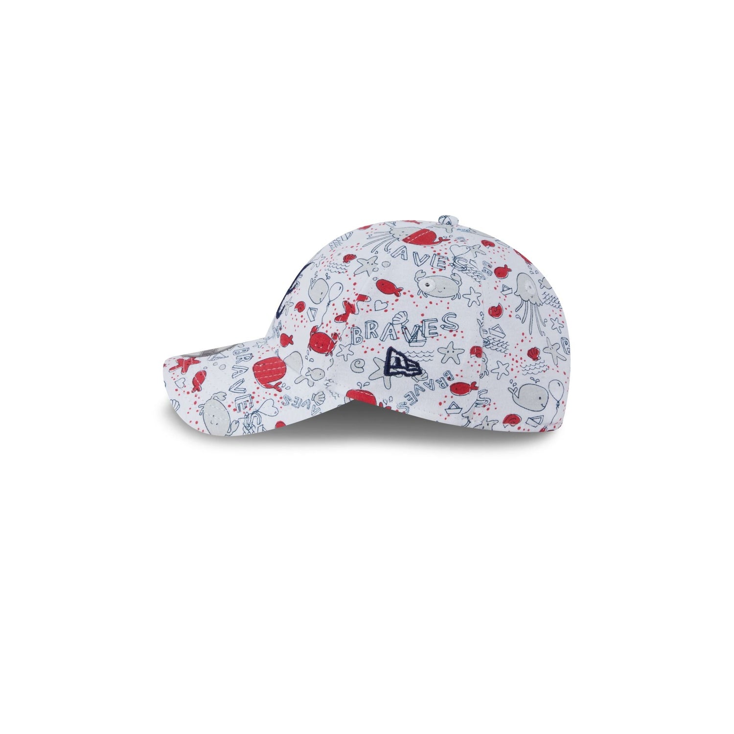 Atlanta Braves Kids Ocean 9TWENTY Adjustable Hat