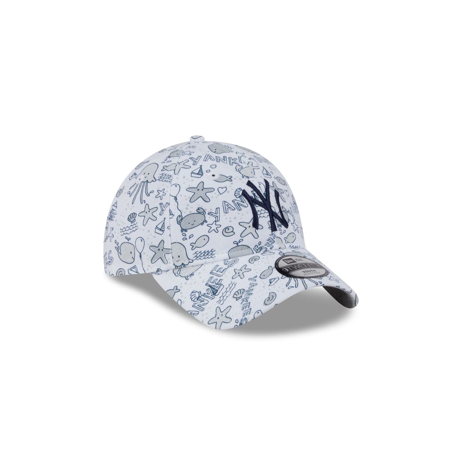 New York Yankees Kids Ocean 9TWENTY Adjustable Hat