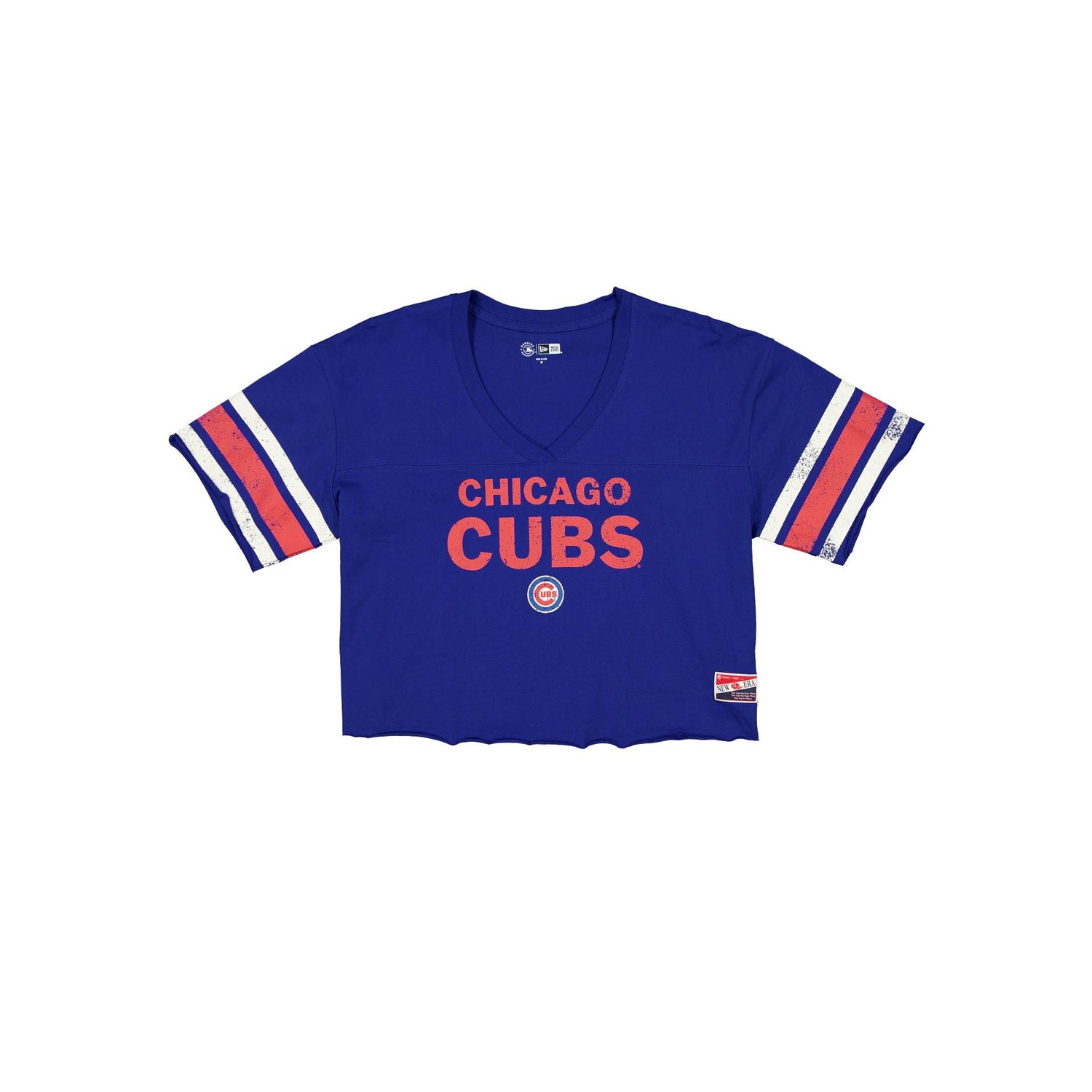 Chicago Cubs Throwback Cropped Women's T-Shirt