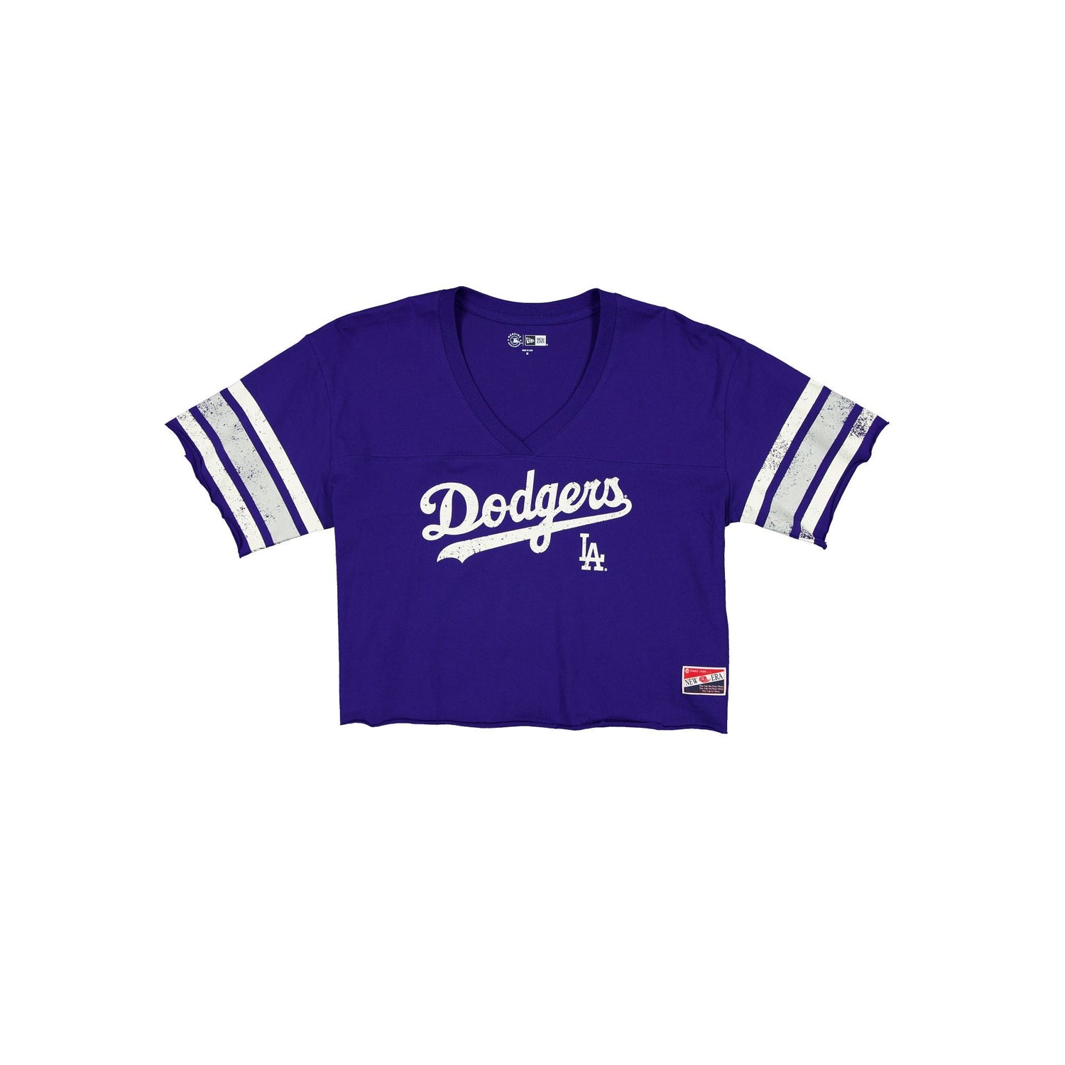 Los Angeles Dodgers Throwback Cropped Women's T-Shirt