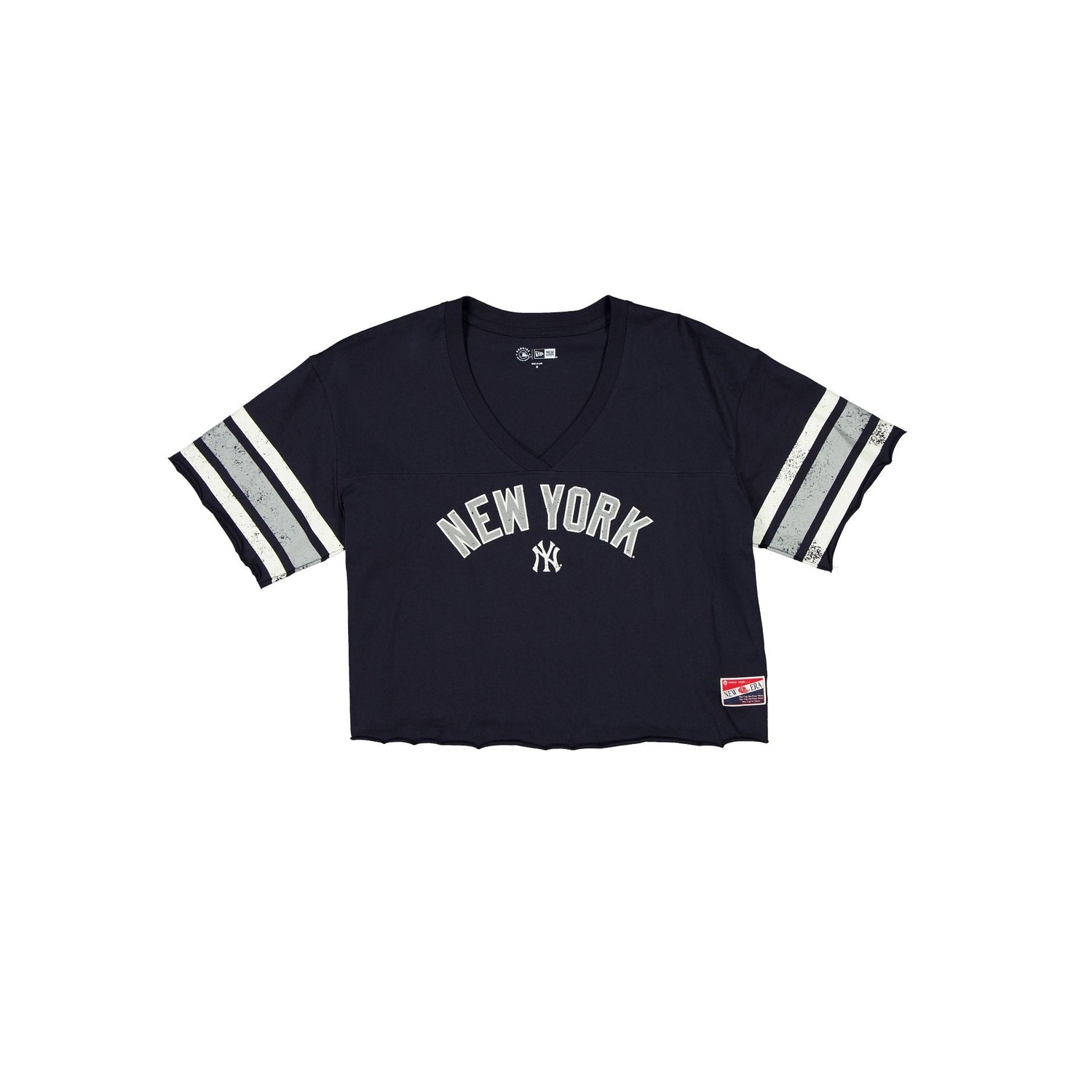 New York Yankees Throwback Cropped Women's T-Shirt