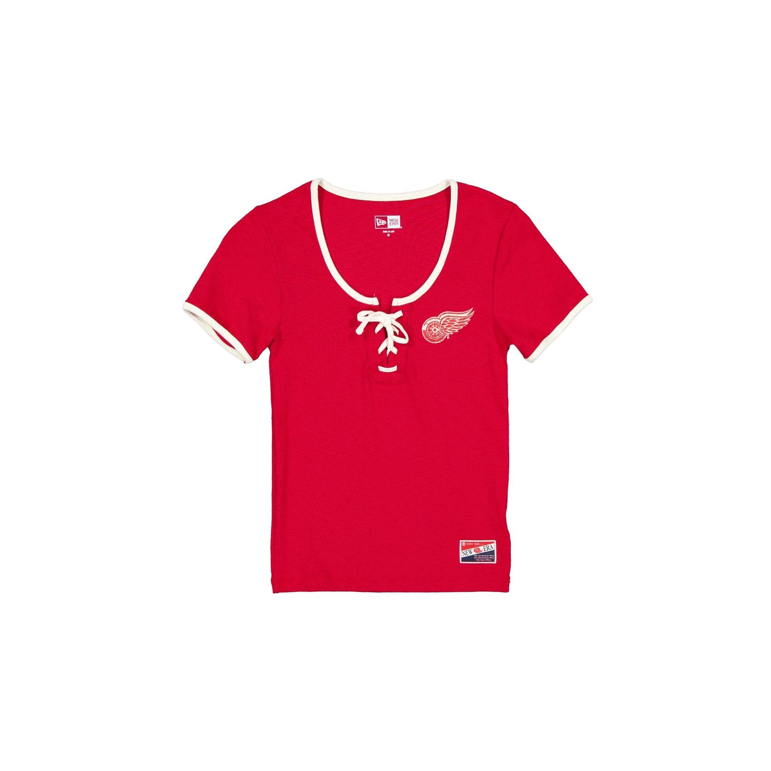 Detroit Red Wings Throwback Tie Women's T-Shirt
