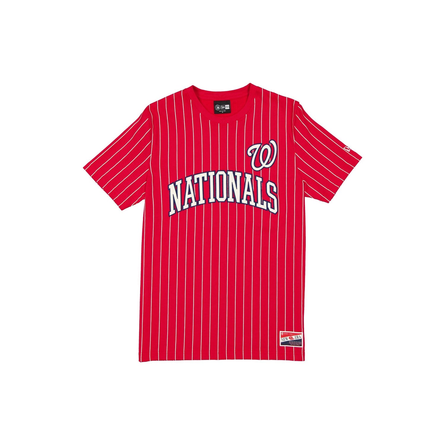 Washington Nationals Throwback Pinstripe Wordmark T-Shirt
