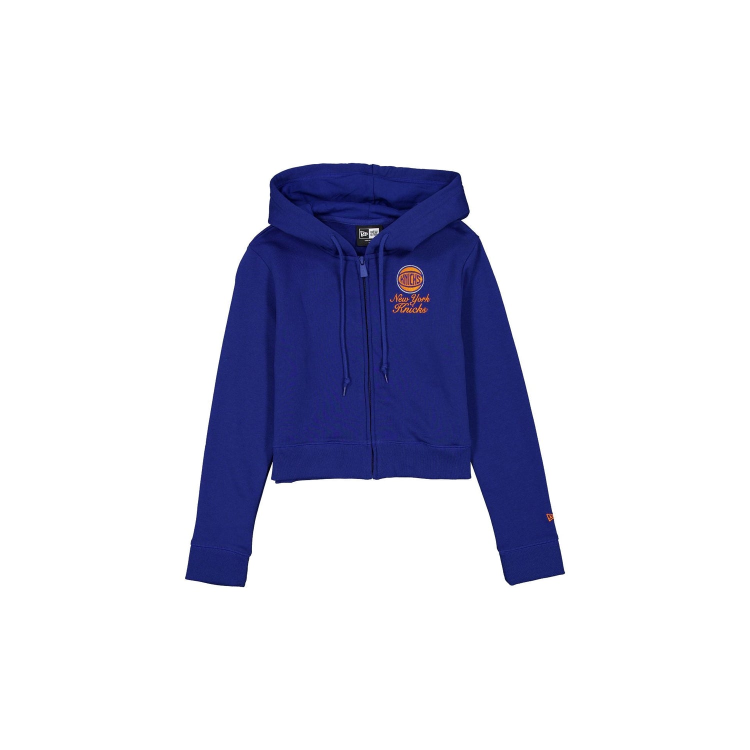 New York Knicks Game Day Cropped Women's Zipper Hoodie
