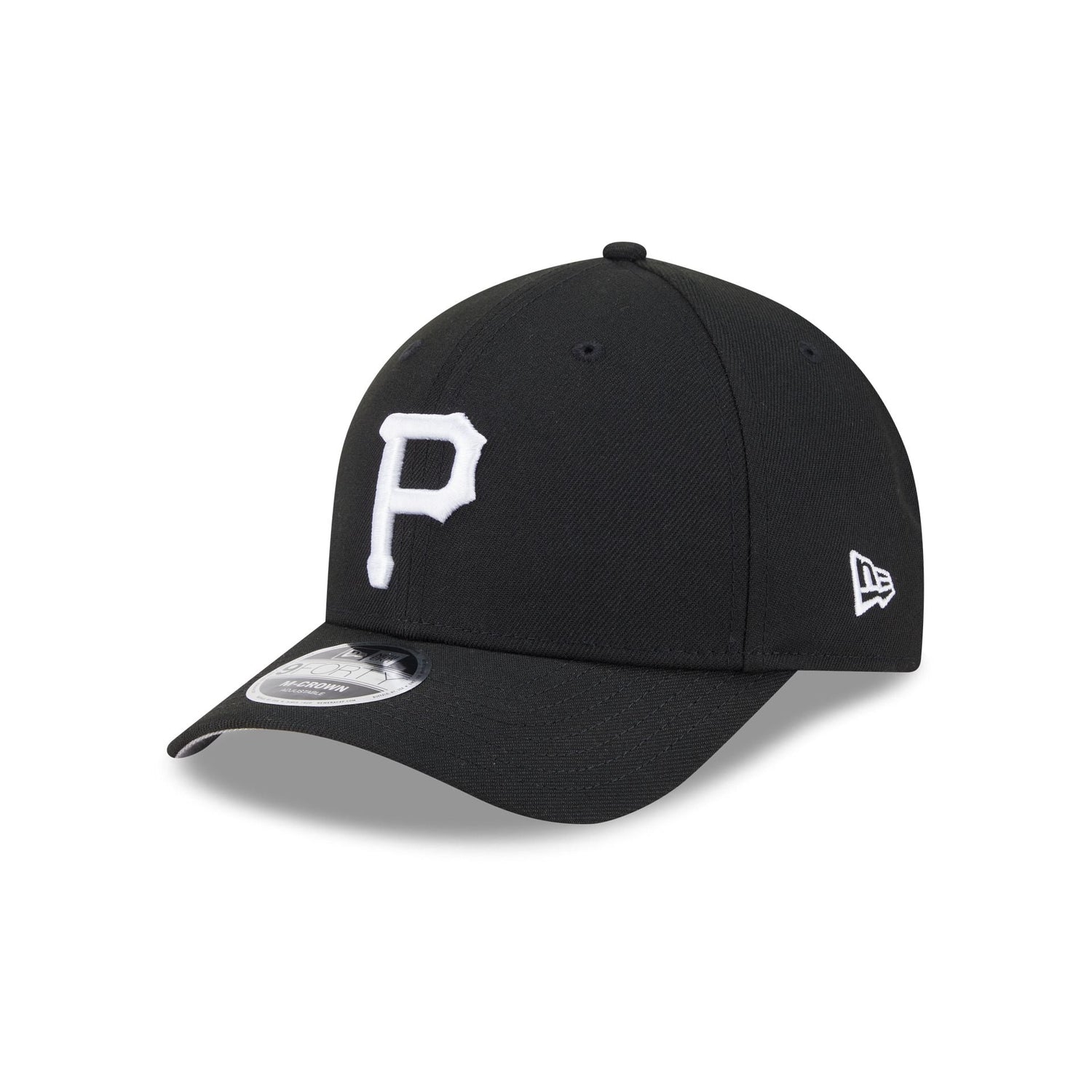 Pittsburgh Pirates Black Authentic Collection 9FORTY M-Crown Snapback Hat