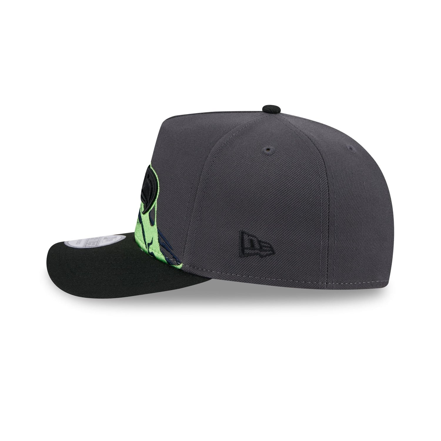 Seattle Seahawks Graphite Brushstroke Golfer Hat
